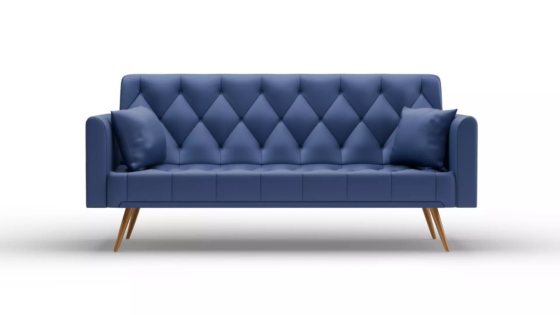 Blue Velvet Couch -sofa 3D model