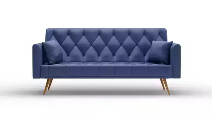 Blue Velvet Couch -sofa 