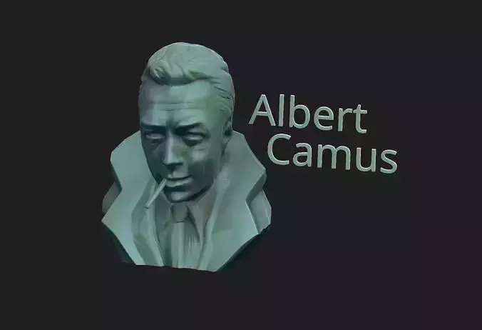  Albert Camus 3D print model