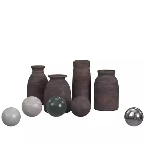 Indian wood vessel collection