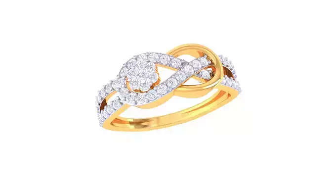 Women Ring Render 3dm STL OBJ FBX Details 