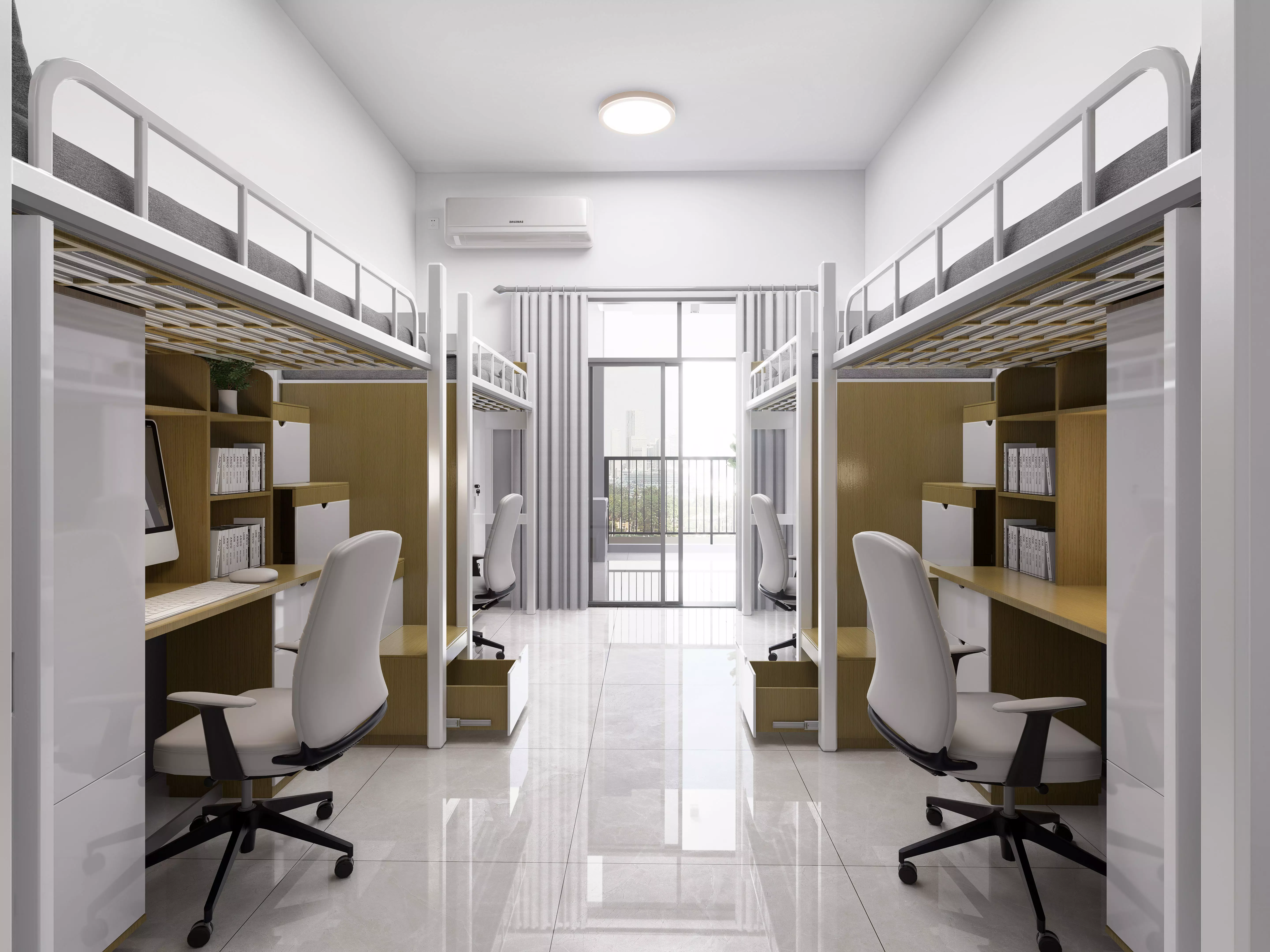 dormitory quarters dorm residential 3D model