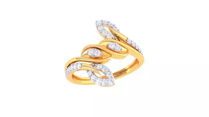 Women Ring Render 3dm STL OBJ FBX Details 