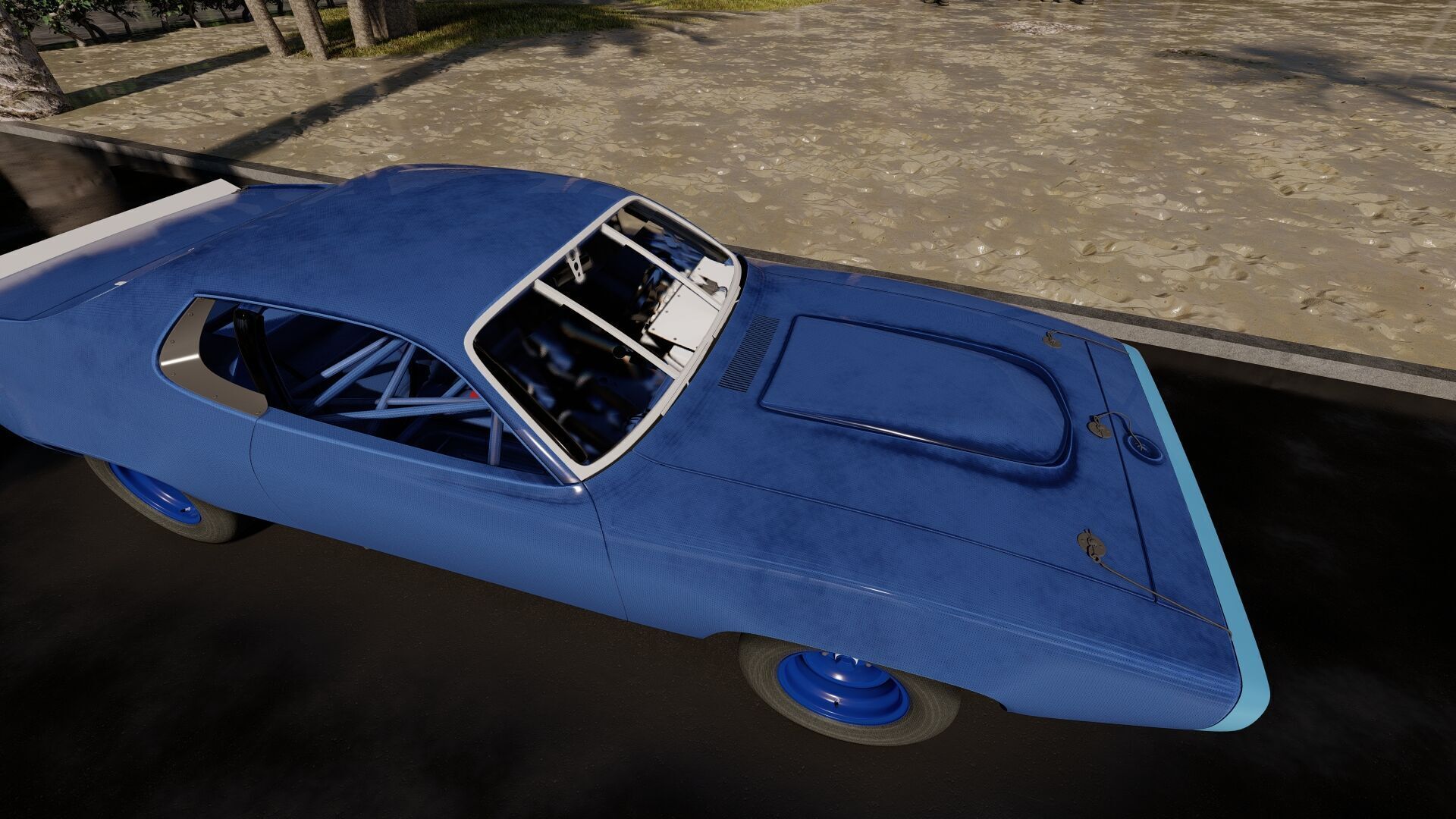 Plymouth Road Runner 3D model_9