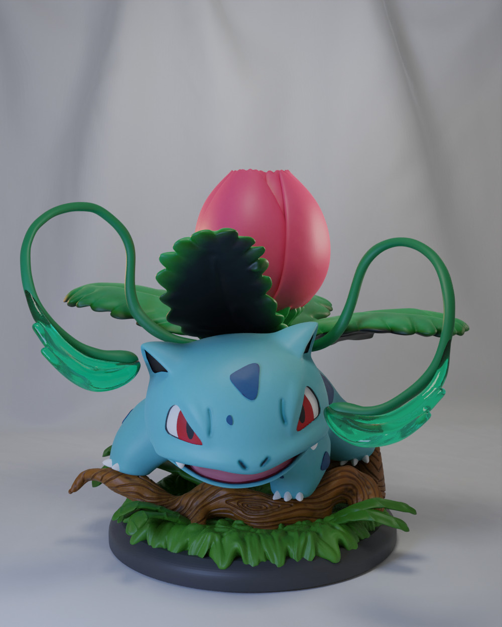 Bulbasaur Ivysaur Venusaur Pack 3D print model_2