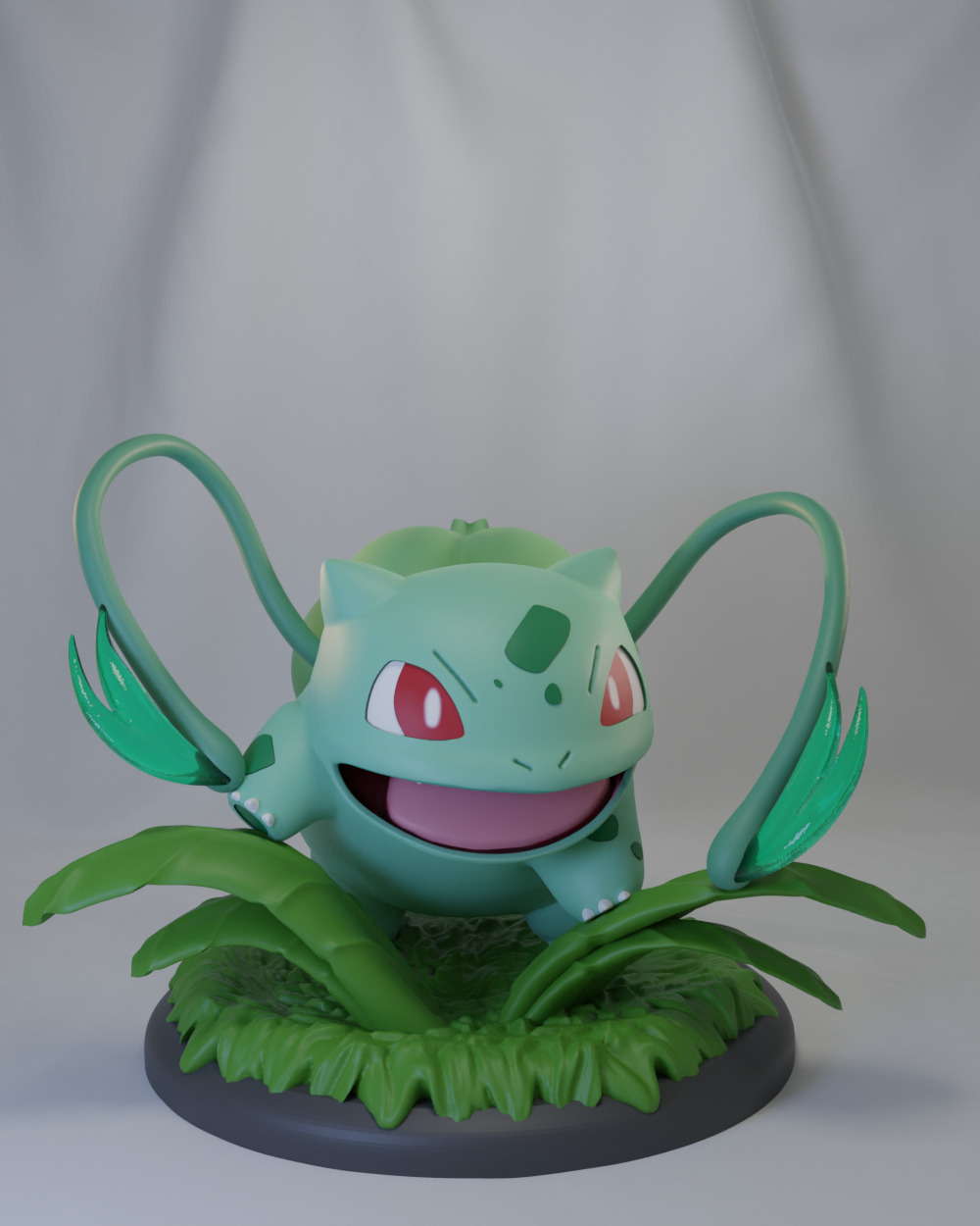 Bulbasaur Ivysaur Venusaur Pack 3D print model_1