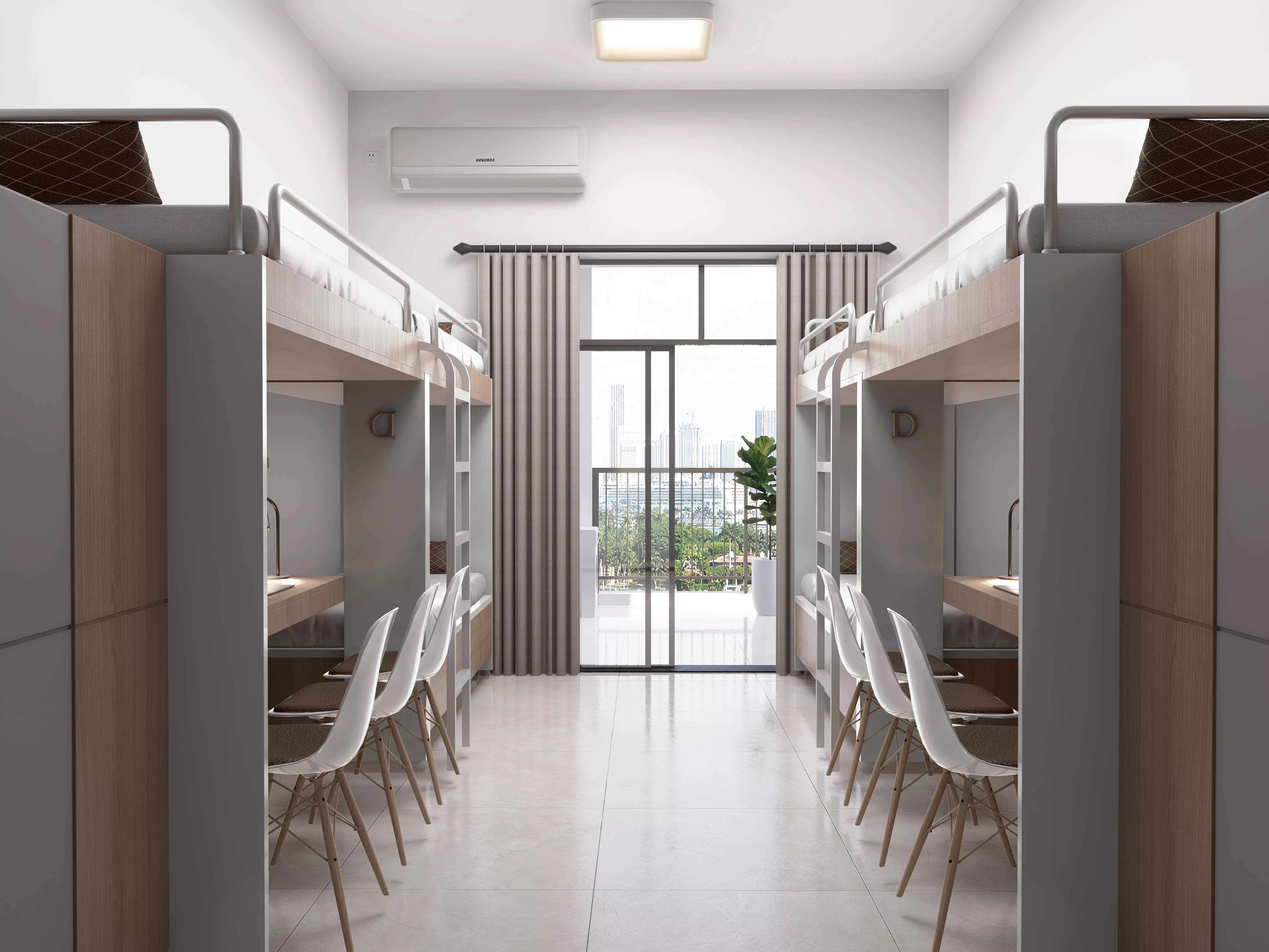 dormitory quarters dorm residential 3D model
