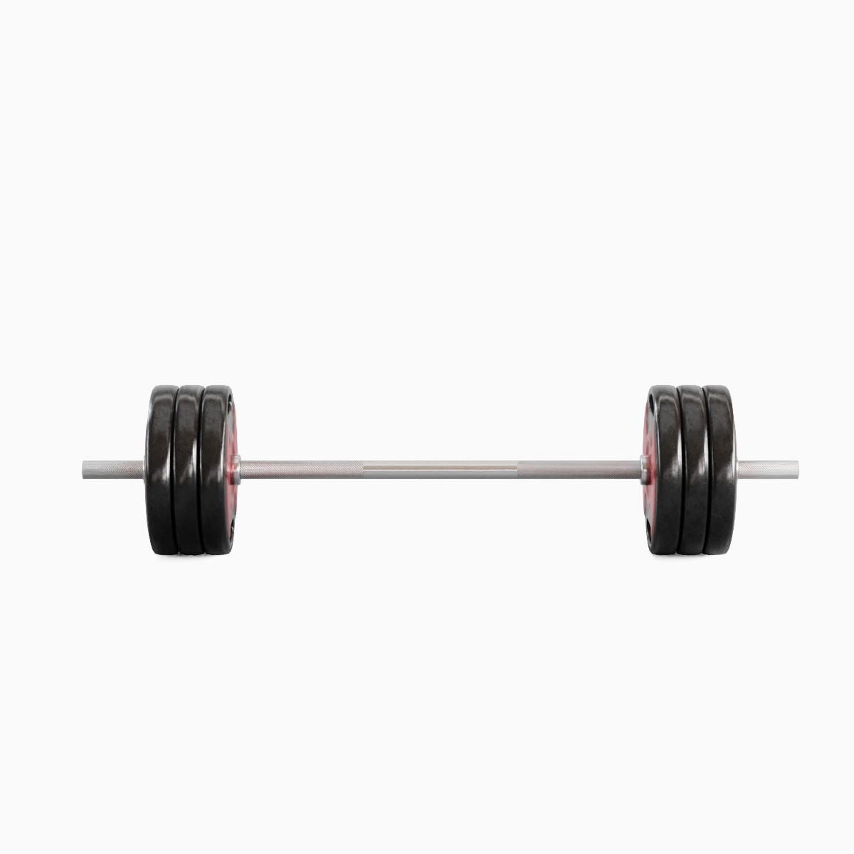 Techno Gym Barbell 05 3D model_1