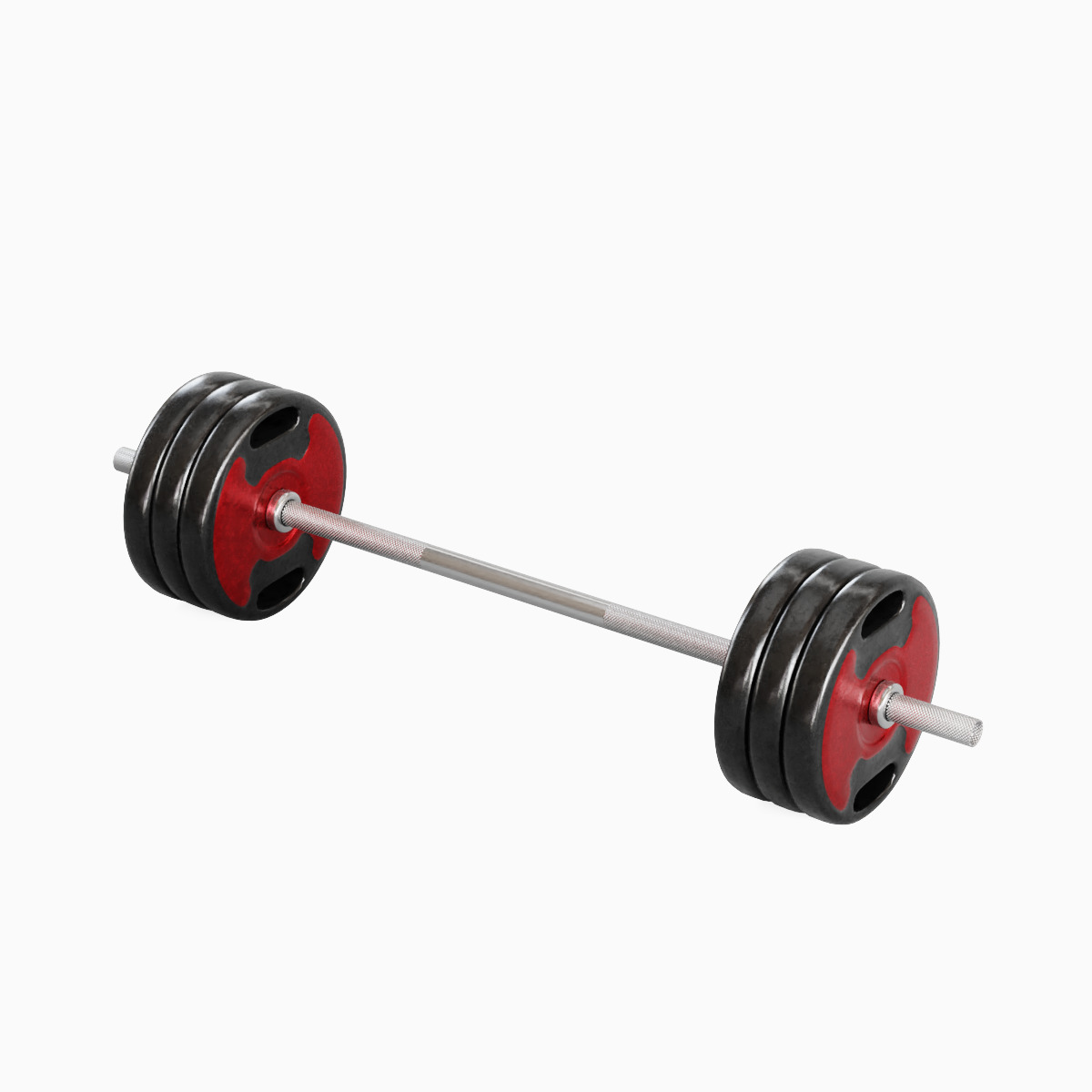 Techno Gym Barbell 05 3D model_5