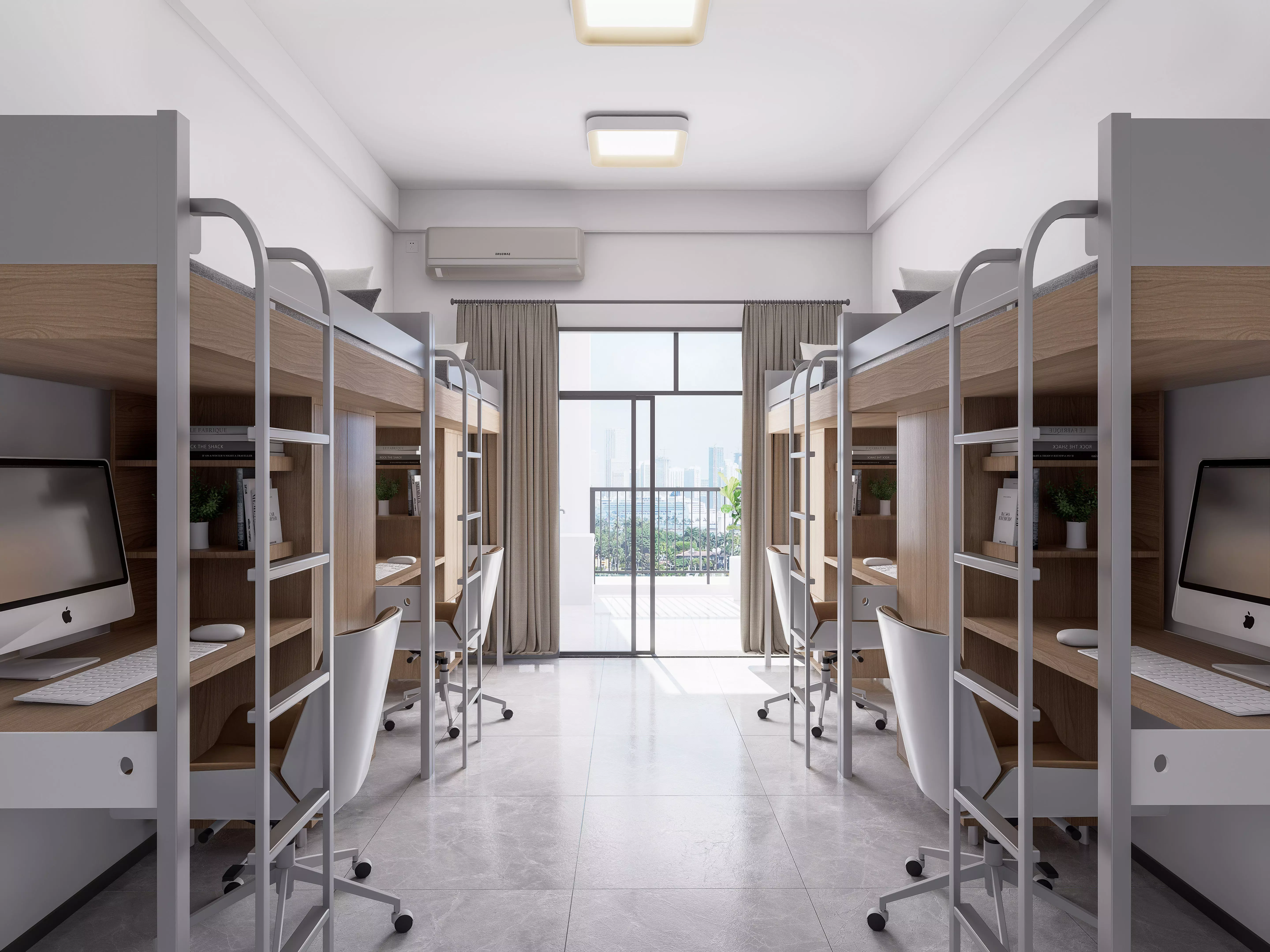 dormitory quarters dorm residential 3D model