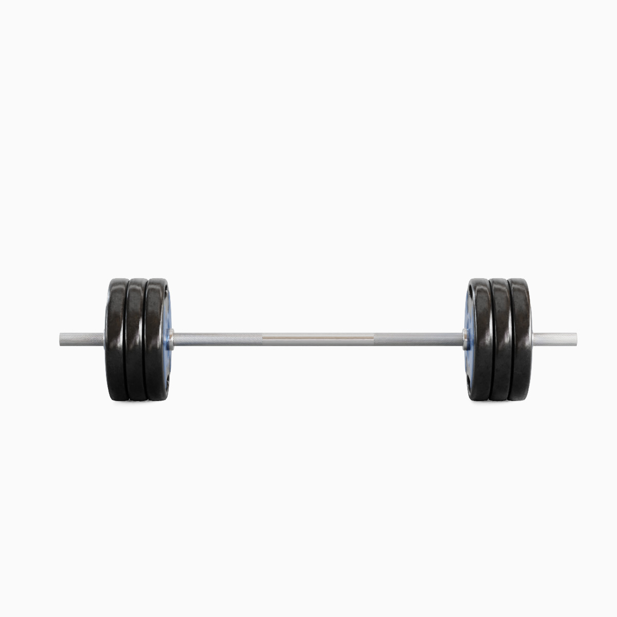 Techno Gym Barbell 06 3D model_1