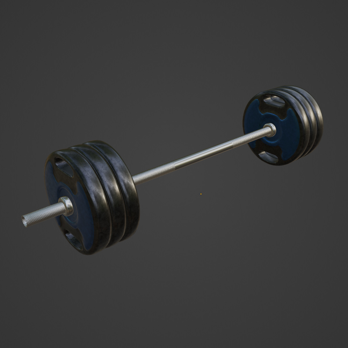 Techno Gym Barbell 06 3D model_6