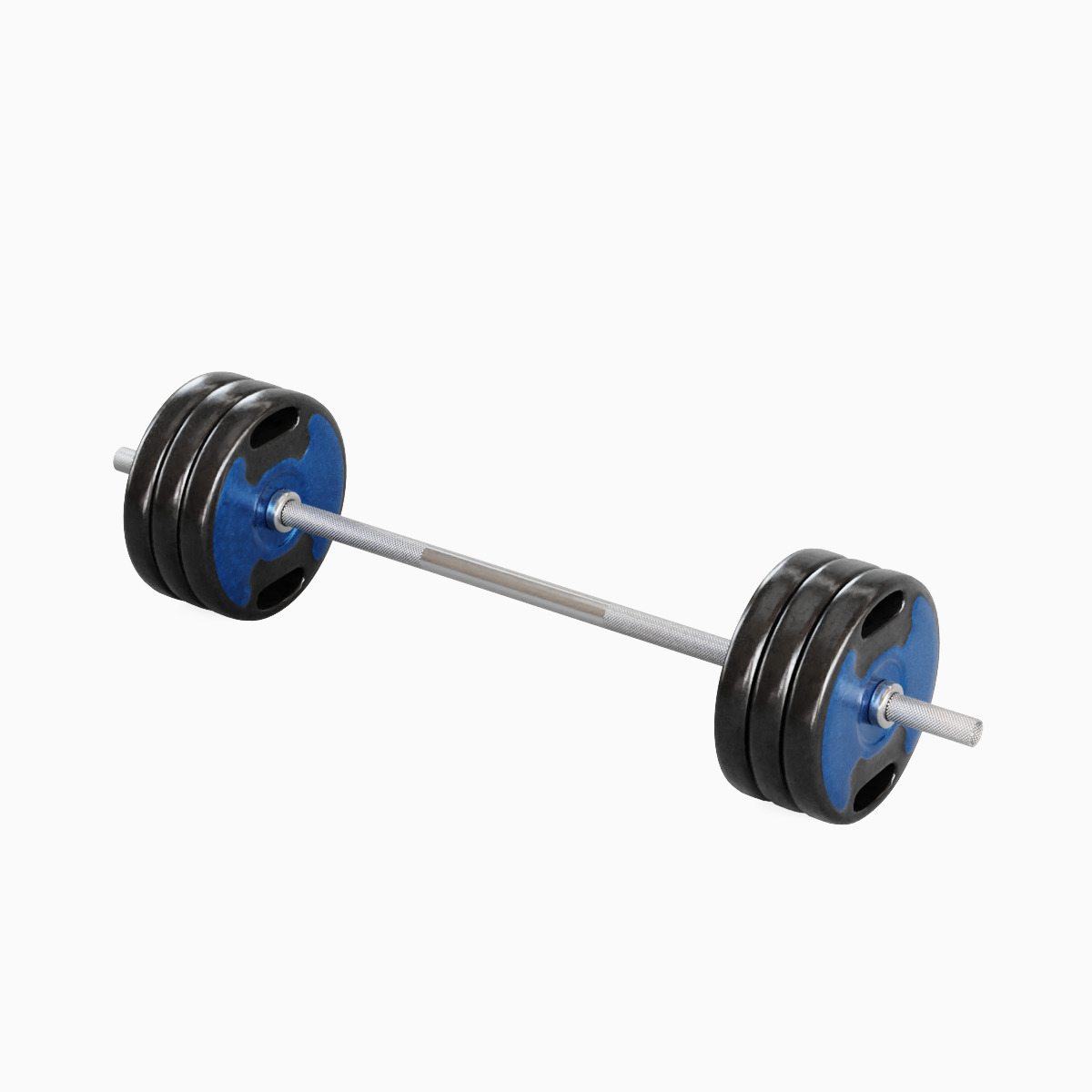Techno Gym Barbell 06 3D model_5