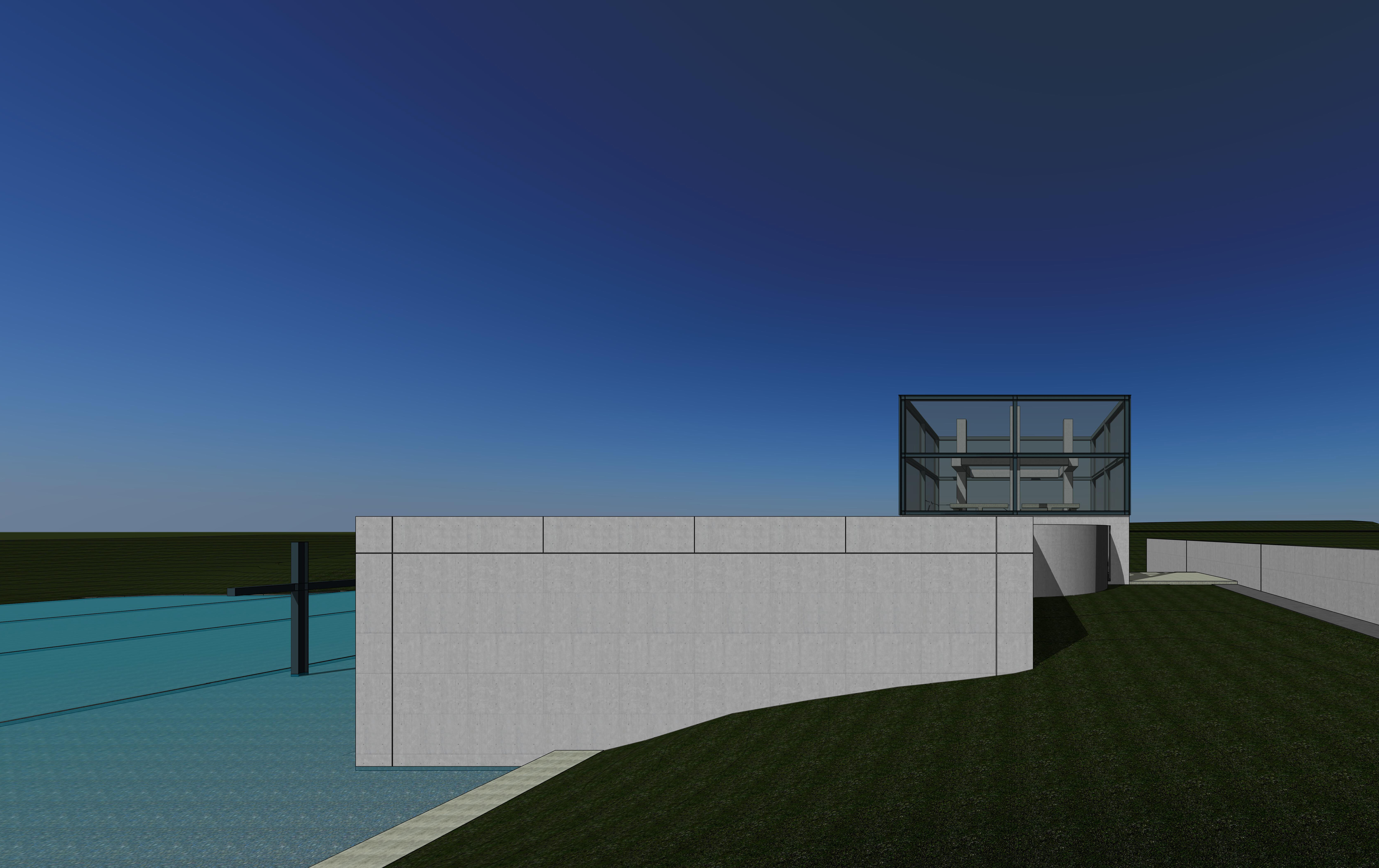 Tadao Ando - Church on the Water 3D model_20