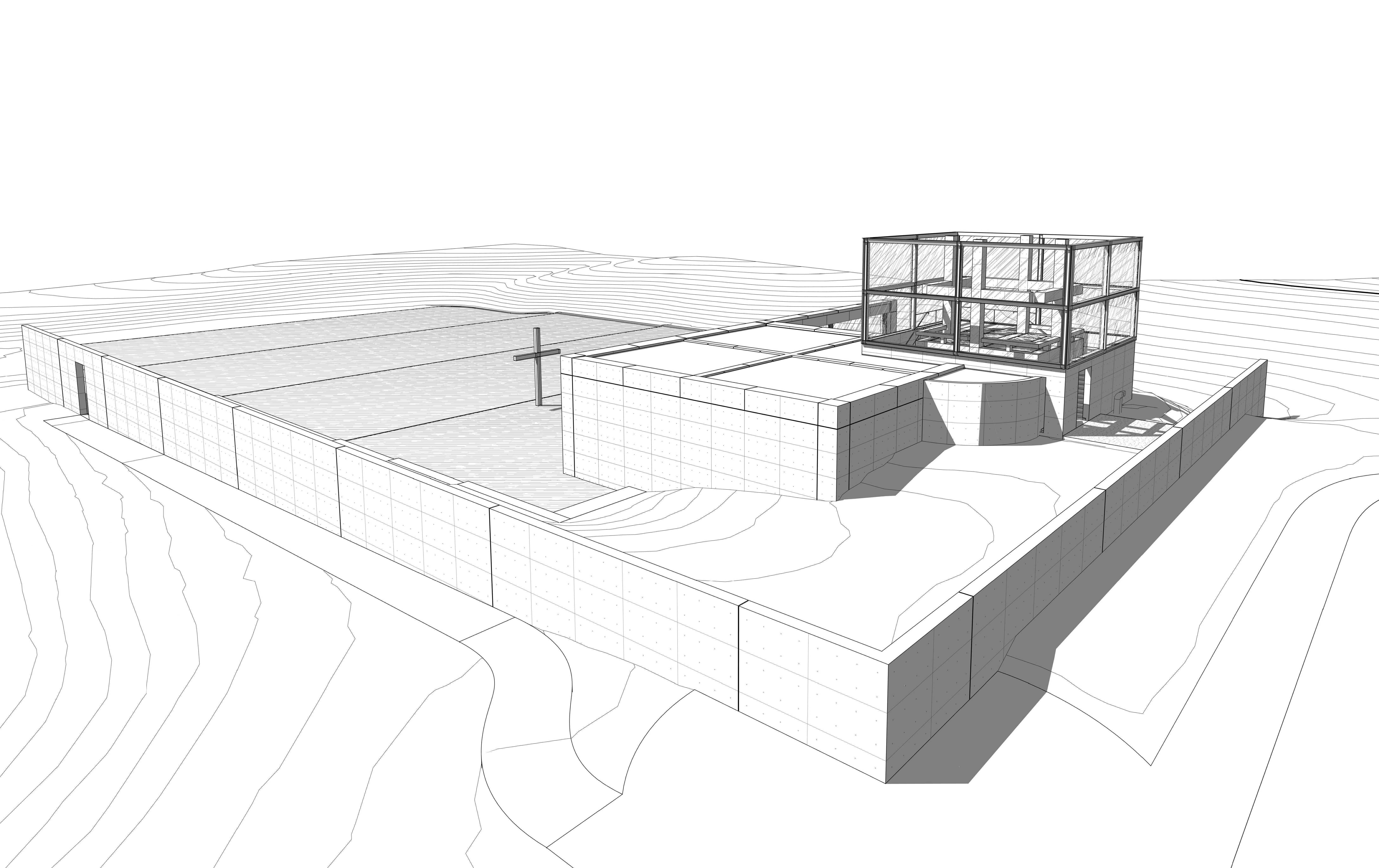 Tadao Ando - Church on the Water 3D model_11