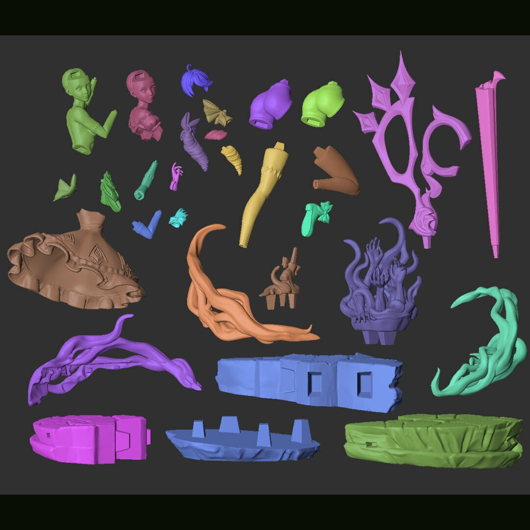 Gwen League of Legends 3D print model_12