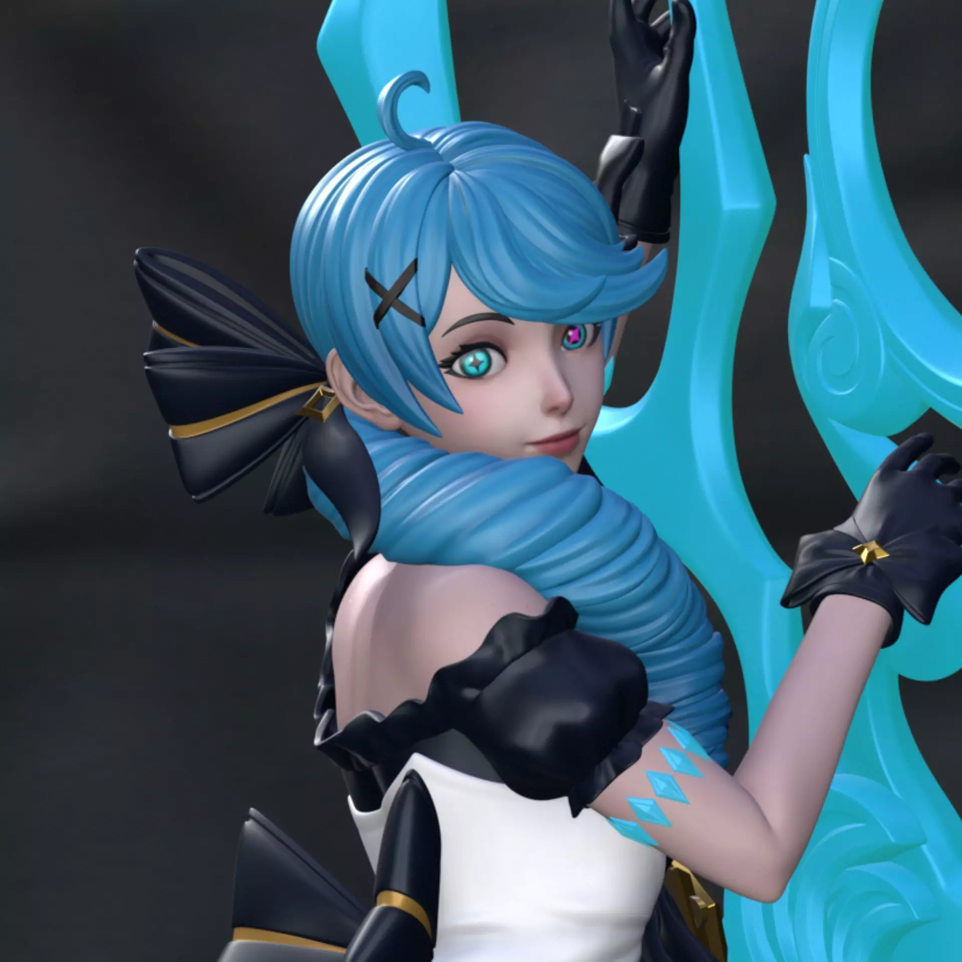 Gwen League of Legends 3D print model_0