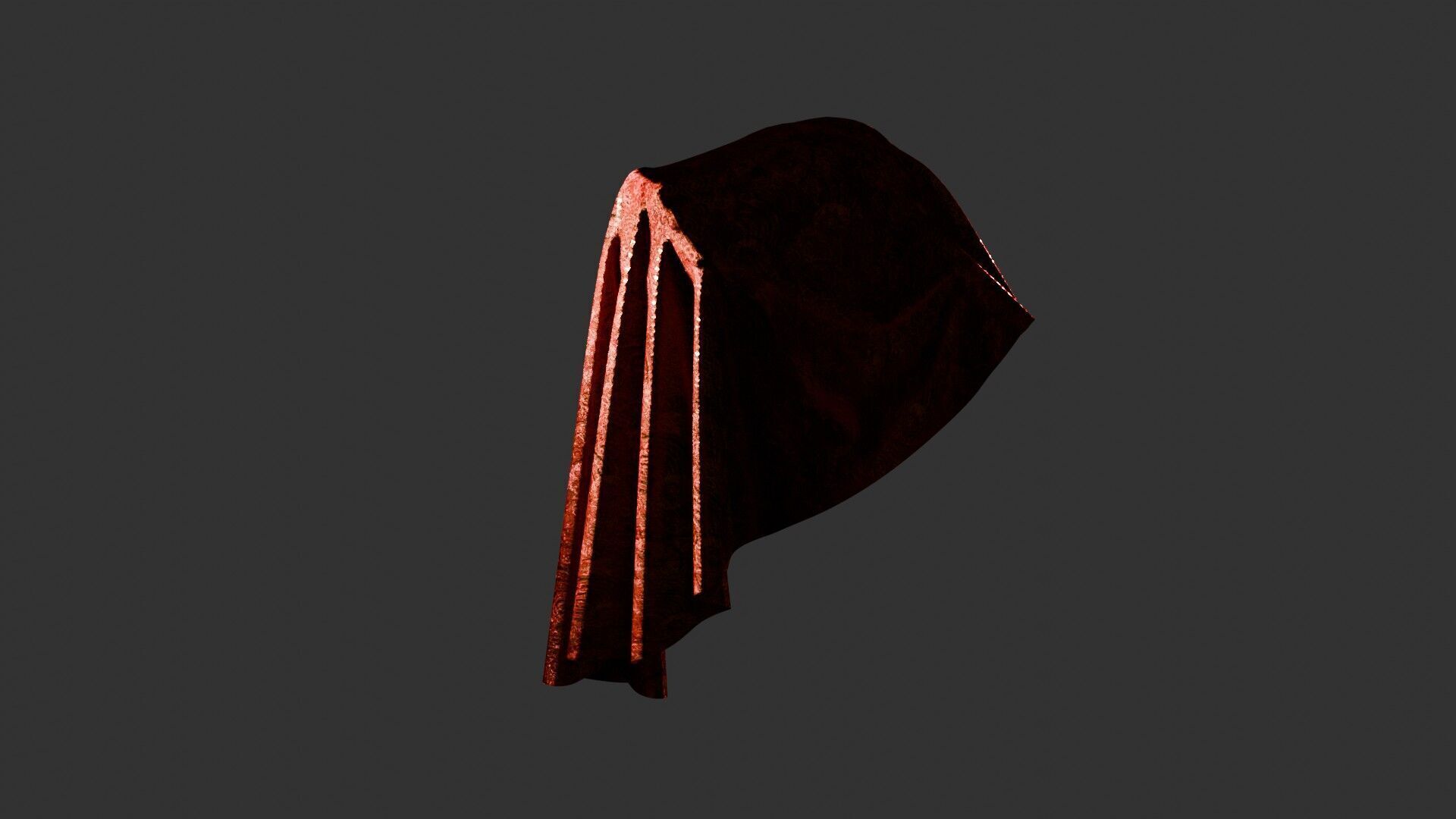 Oriental Fabric Seamless Material Asian Pattern Low-poly 3D model_41