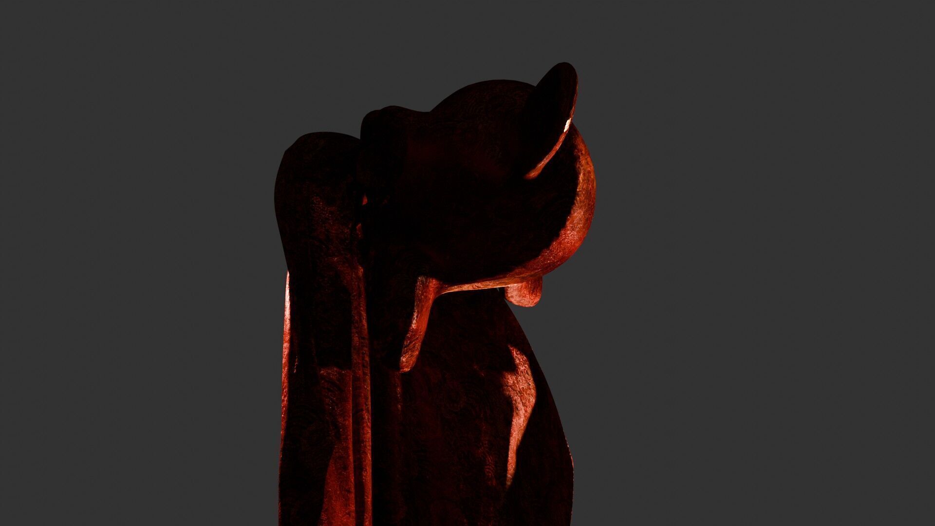 Oriental Fabric Seamless Material Asian Pattern Low-poly 3D model_75