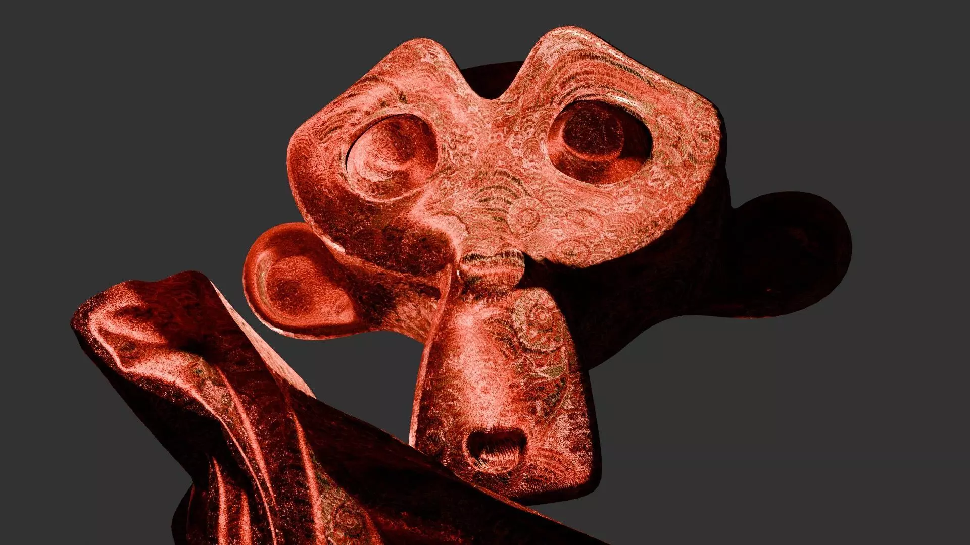 Oriental Fabric Seamless Material Asian Pattern Low-poly 3D model_0