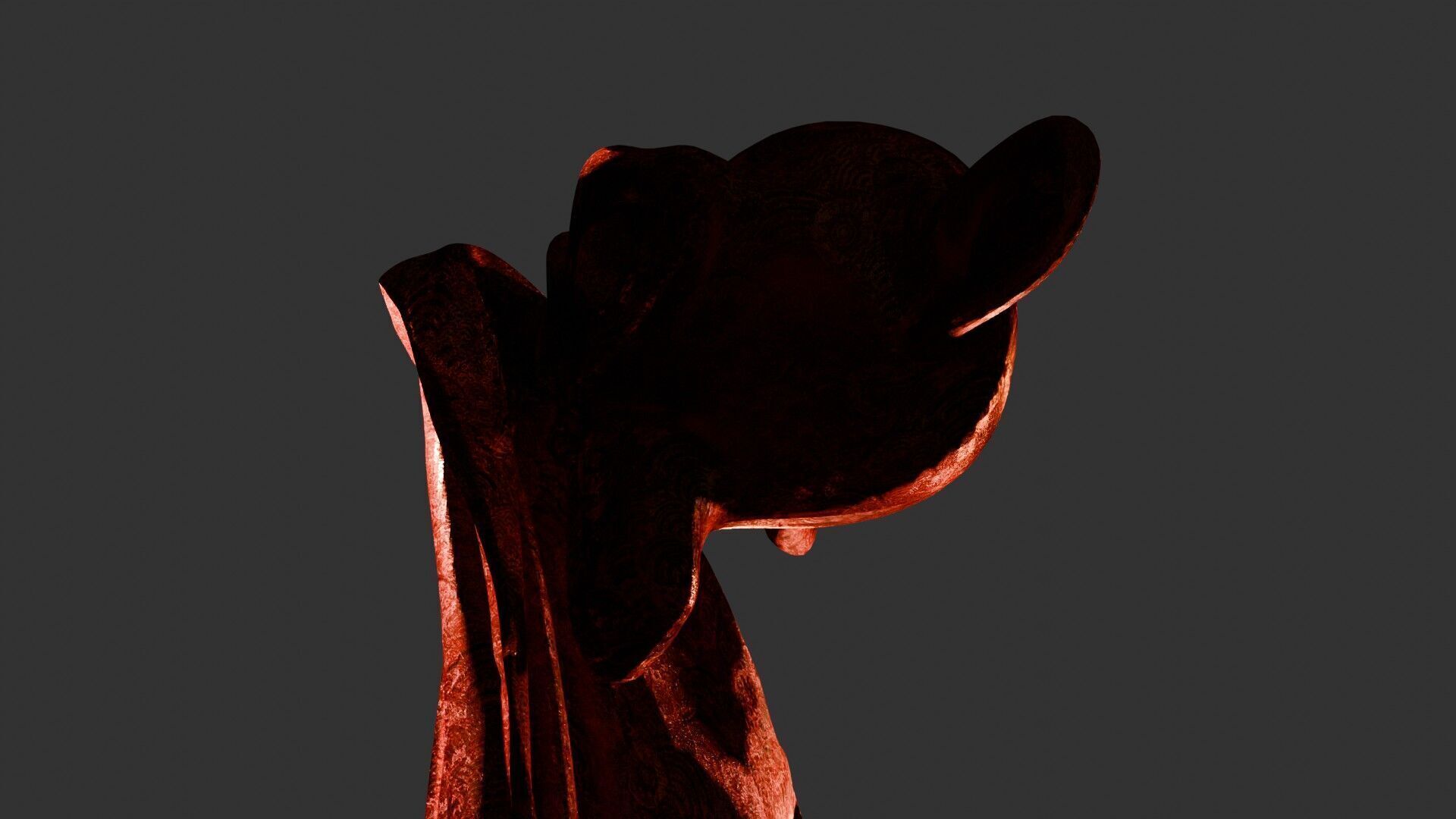 Oriental Fabric Seamless Material Asian Pattern Low-poly 3D model_77