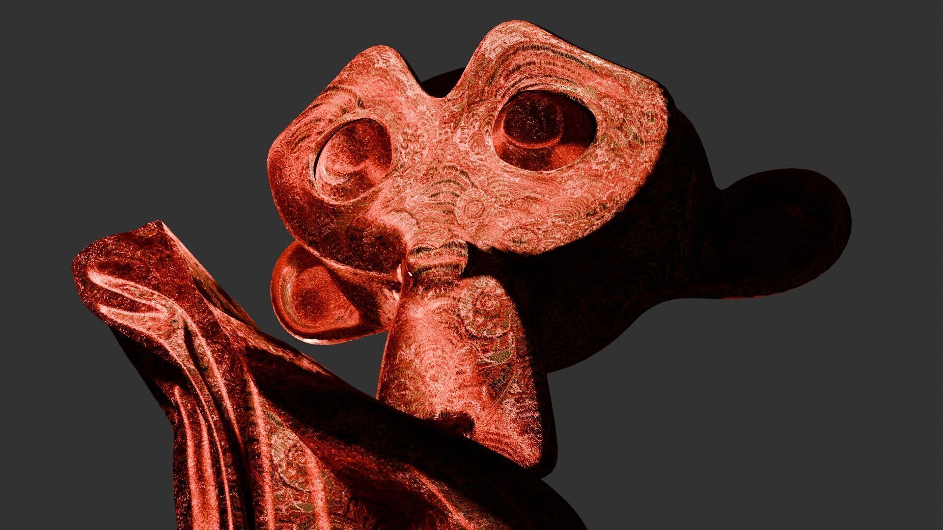 Oriental Fabric Seamless Material Asian Pattern Low-poly 3D model_82