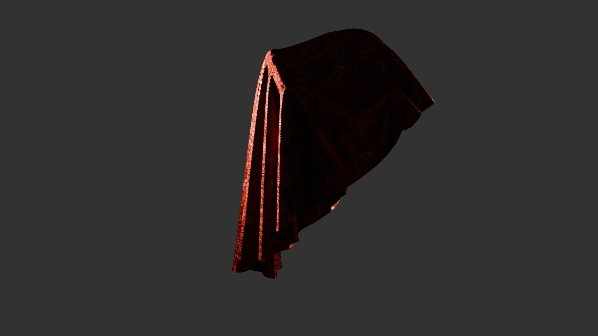 Oriental Fabric Seamless Material Asian Pattern Low-poly 3D model_43