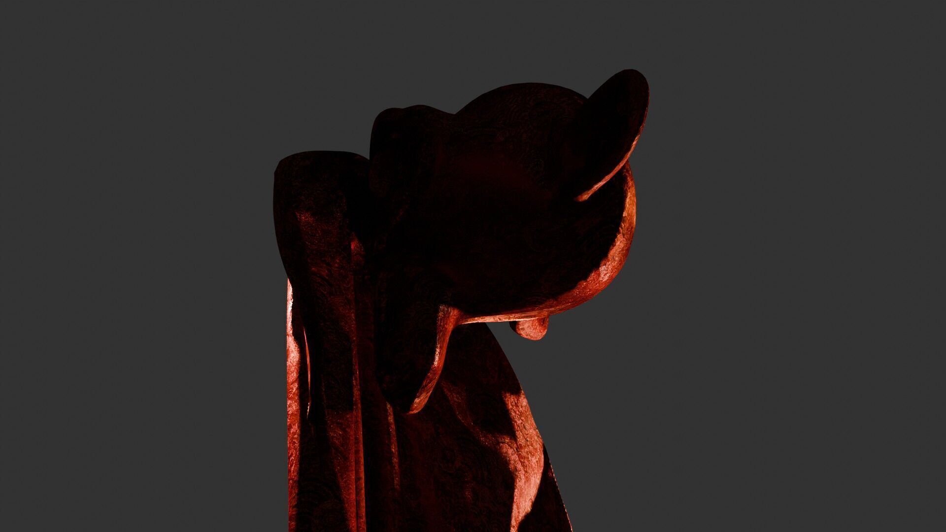 Oriental Fabric Seamless Material Asian Pattern Low-poly 3D model_76