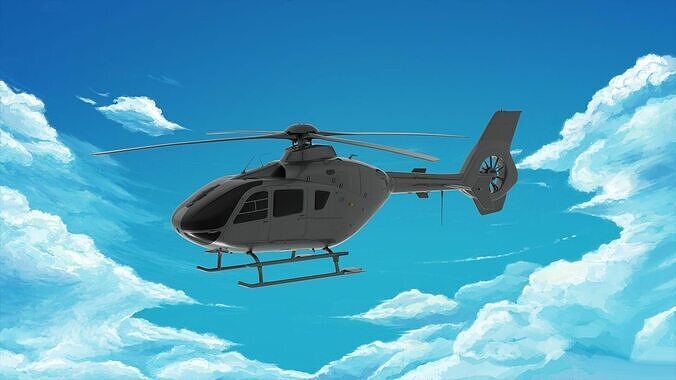 Eurocopter EC135 3D model