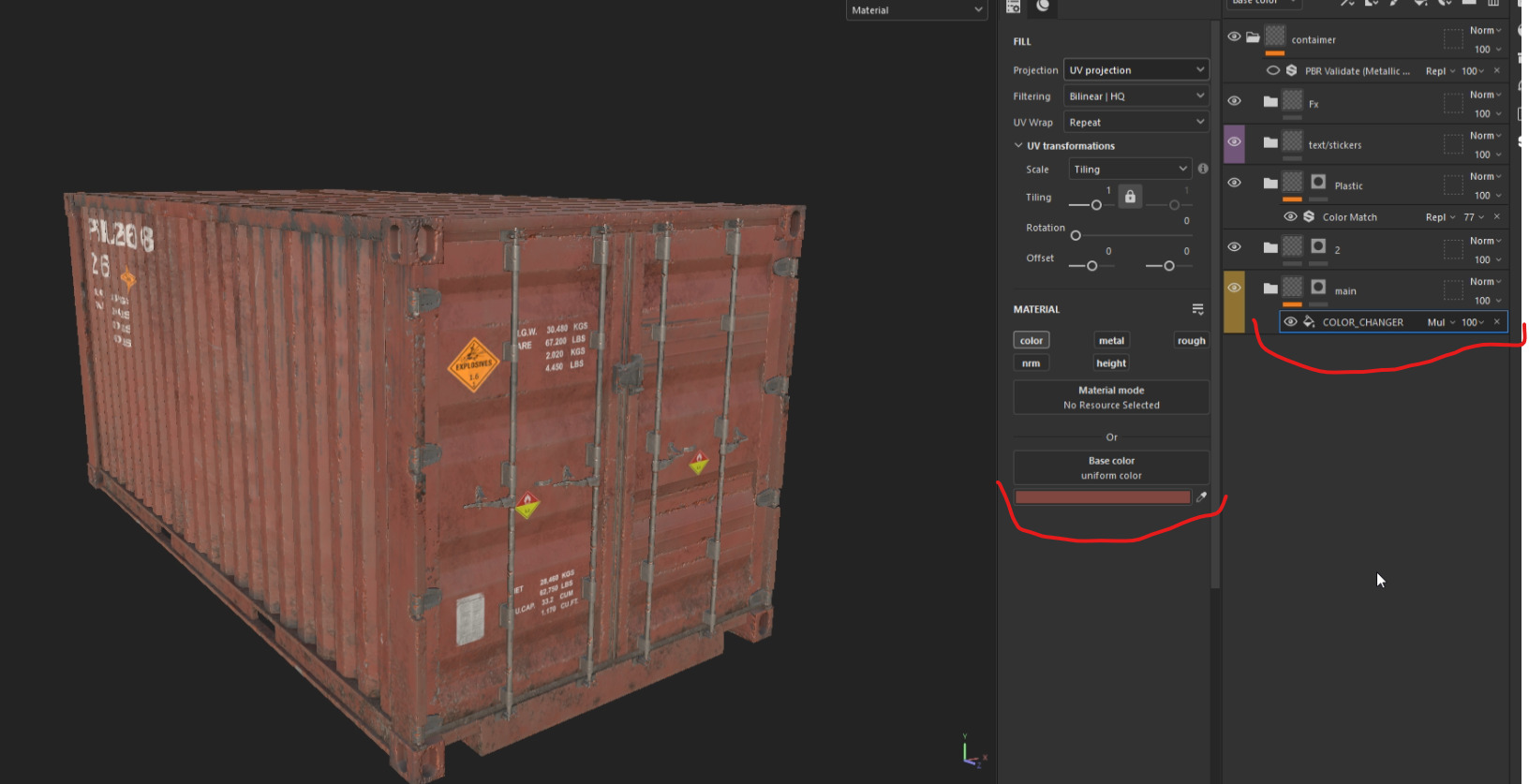 Shipping Container spp Low-poly 3D model_28