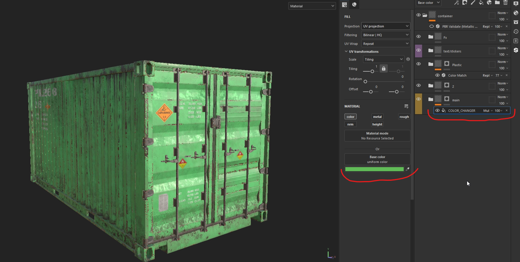 Shipping Container spp Low-poly 3D model_27