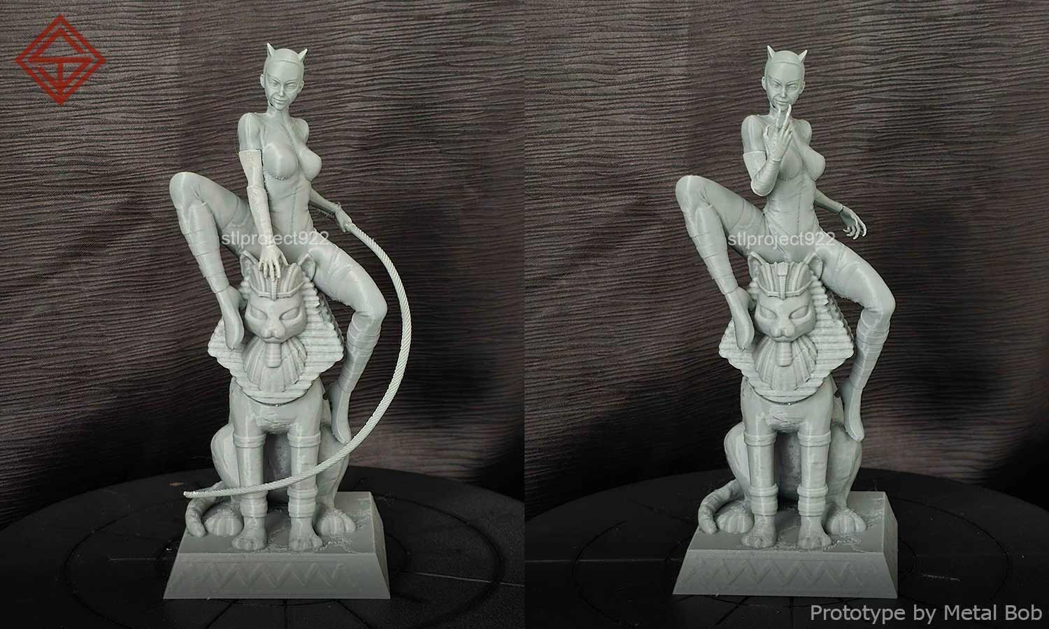 Cat Woman 3D print model_4