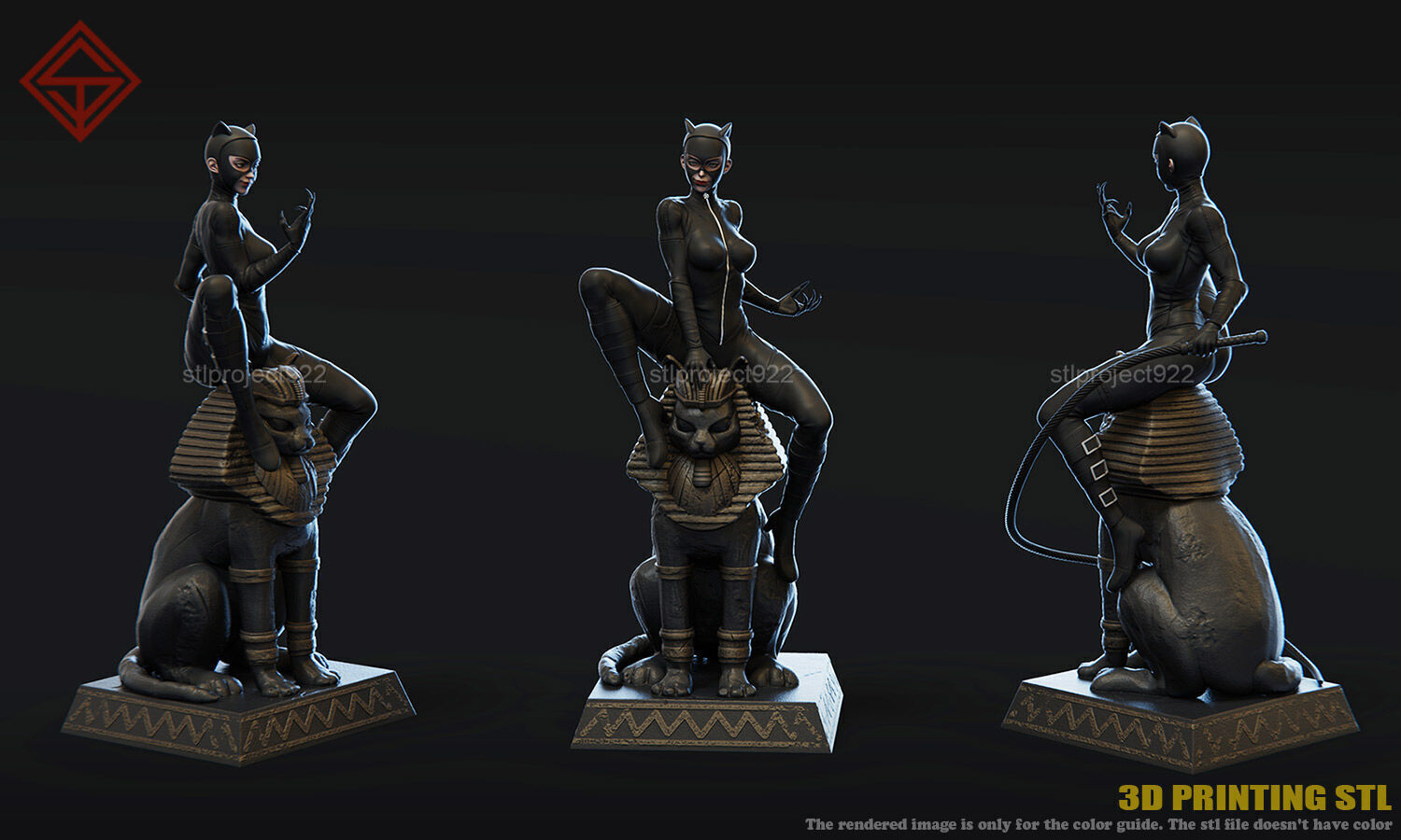 Cat Woman 3D print model_1