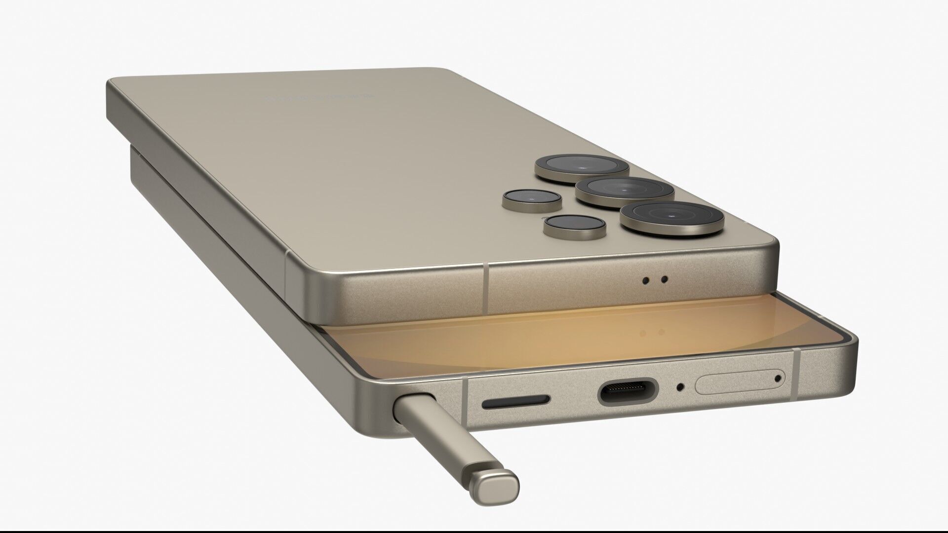 Samsung Galaxy S25 Ultra Titanium Gray 3D model_8