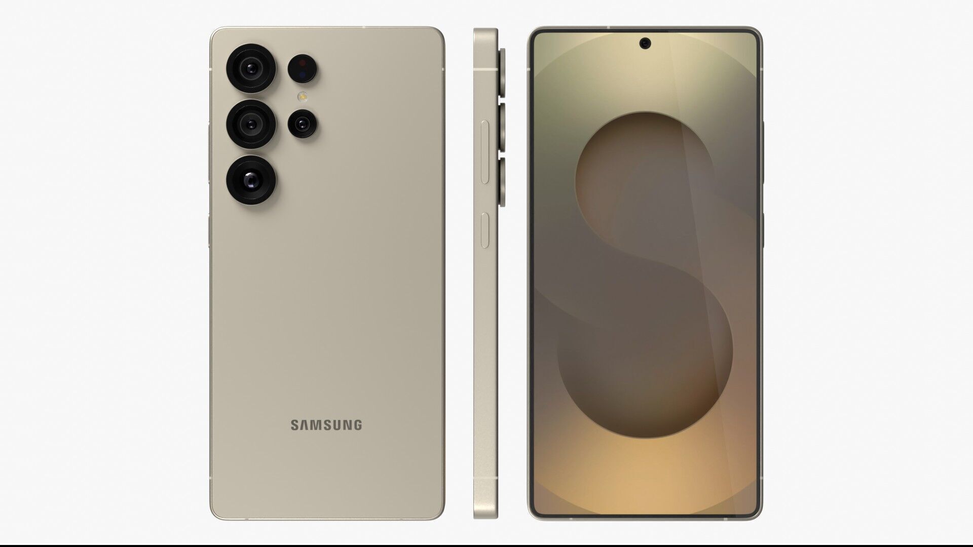 Samsung Galaxy S25 Ultra Titanium Gray 3D model_2