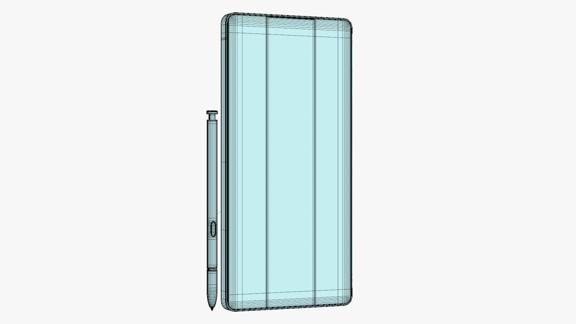 Samsung Galaxy S25 Ultra Titanium Gray 3D model_20