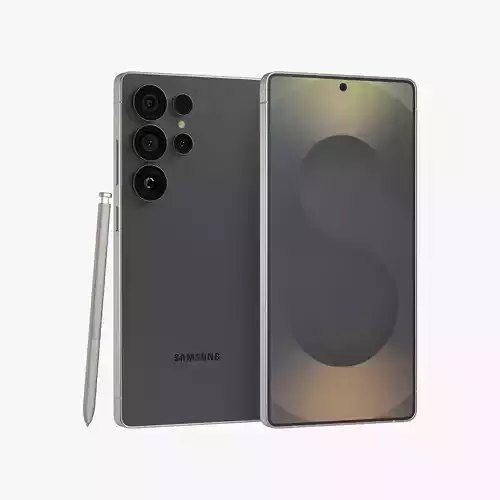 Samsung Galaxy S25 Ultra Titanium Black 3D model