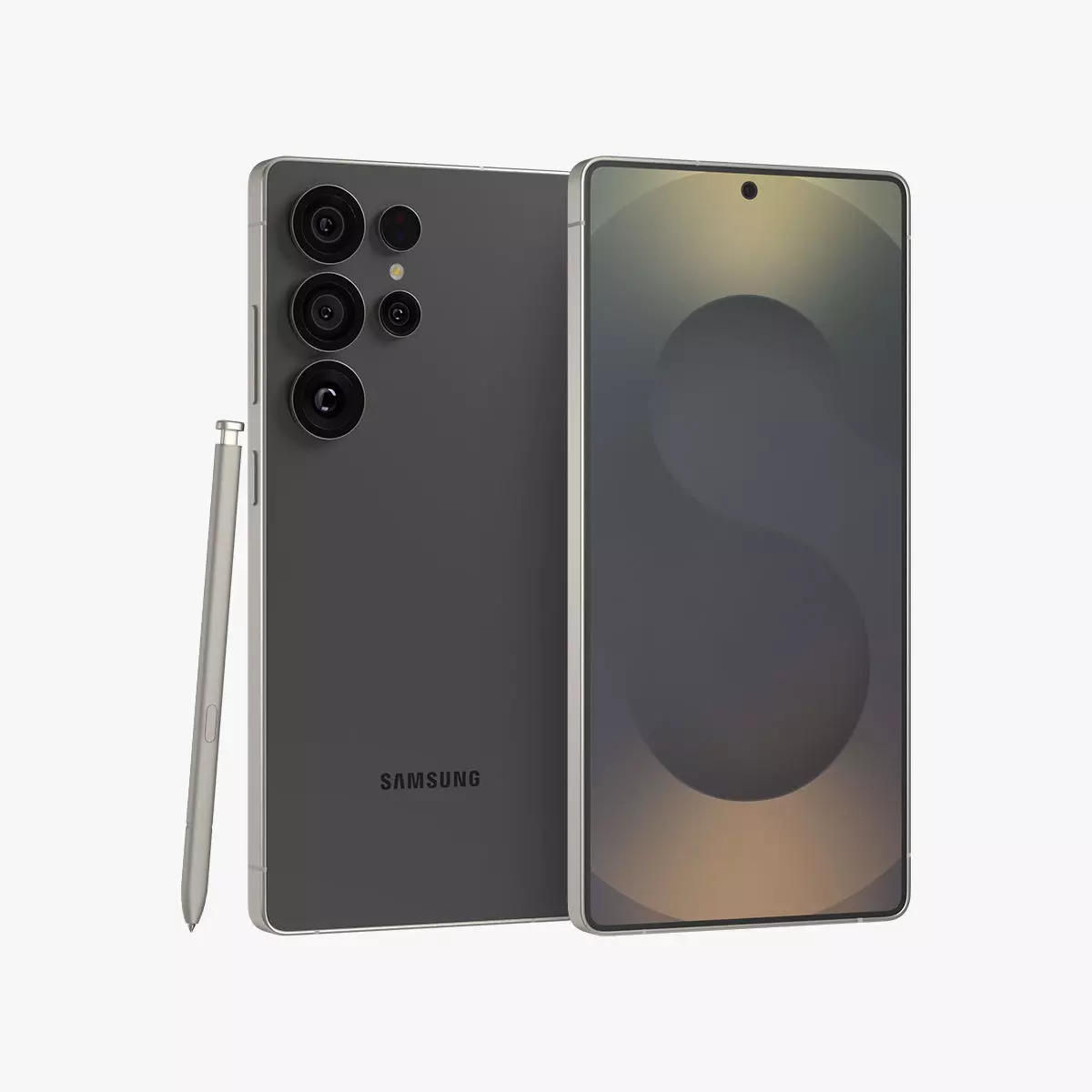 Samsung Galaxy S25 Ultra Titanium Black 3D model | CGTrader