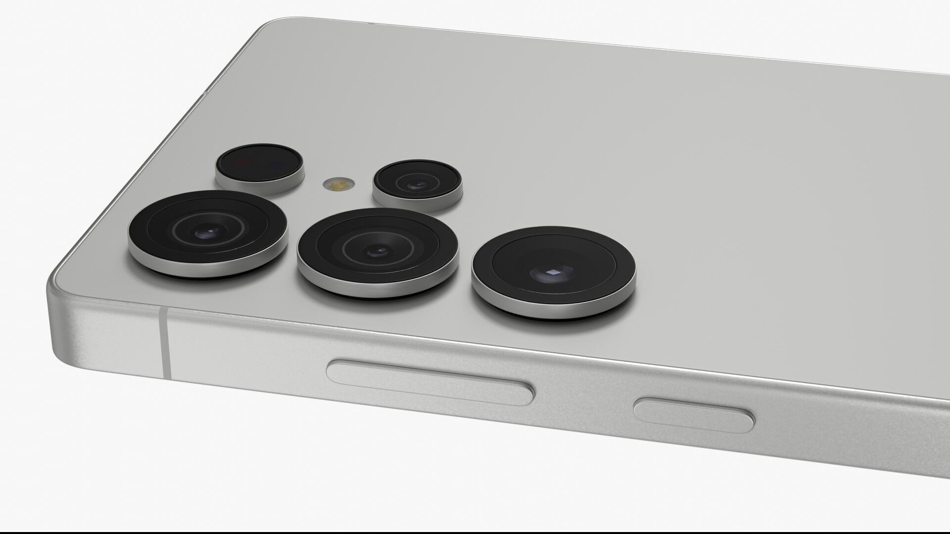 Samsung Galaxy S25 Ultra Titanium White Silver 3D model_5