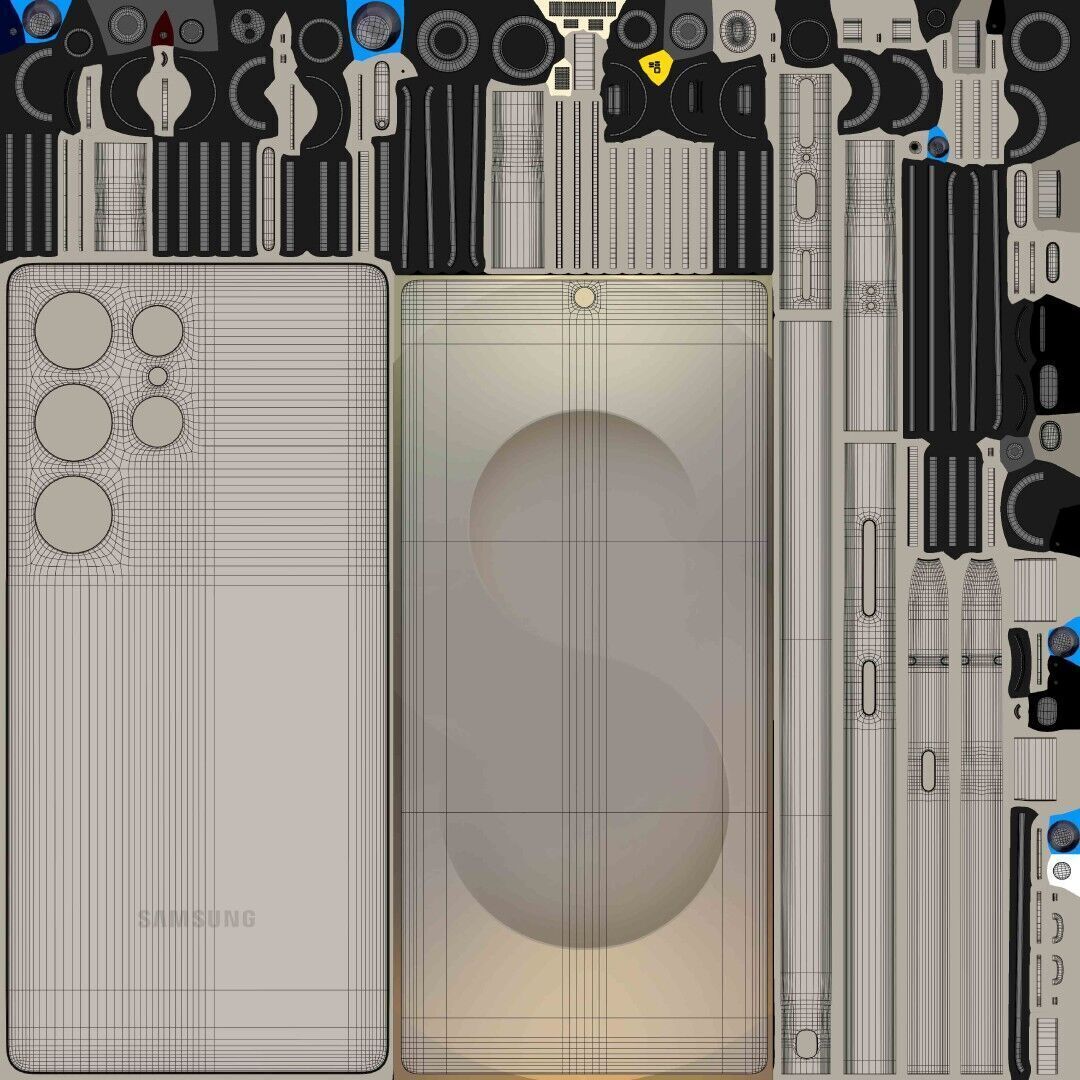 Samsung Galaxy S25 Ultra 3D model_19