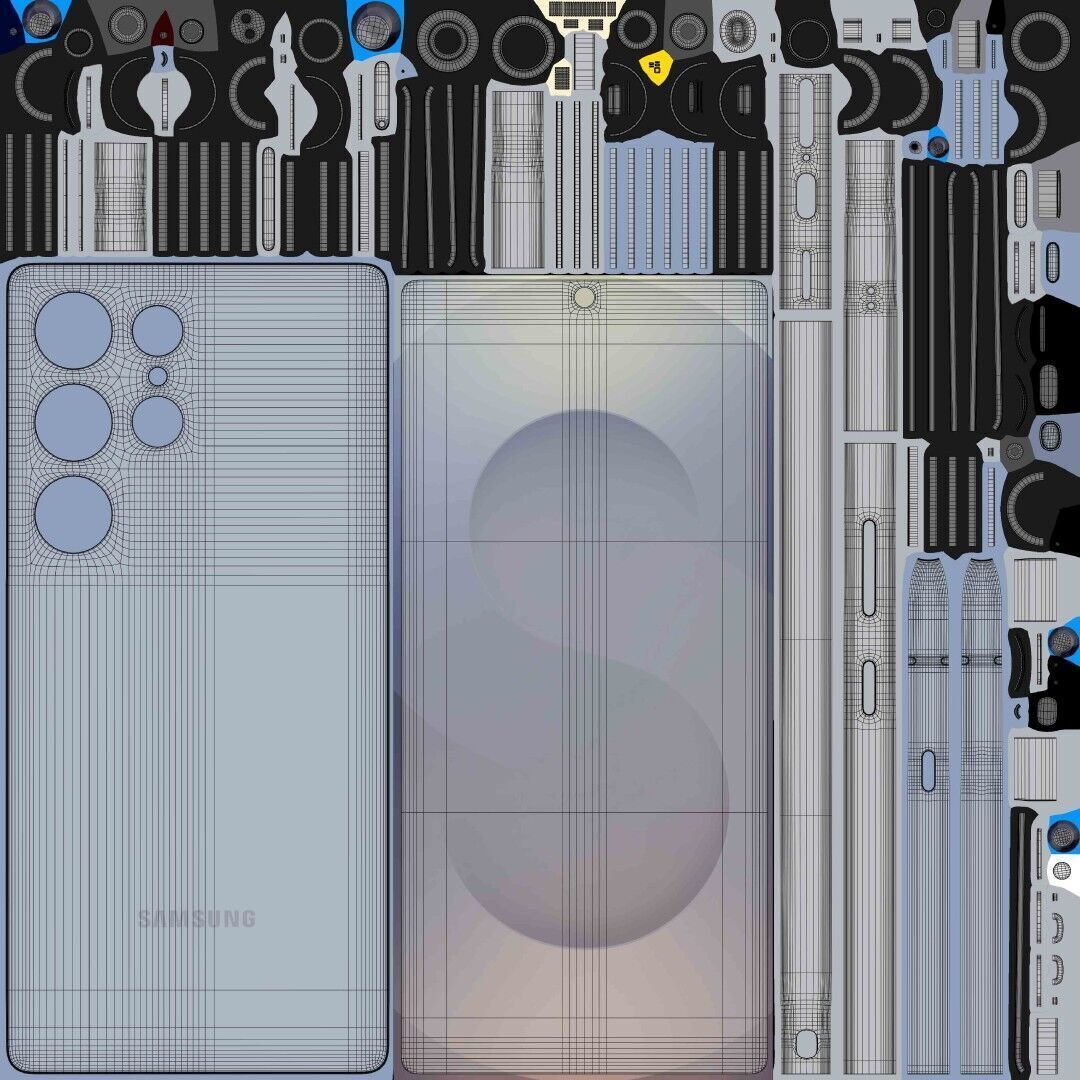 Samsung Galaxy S25 Ultra 3D model_11