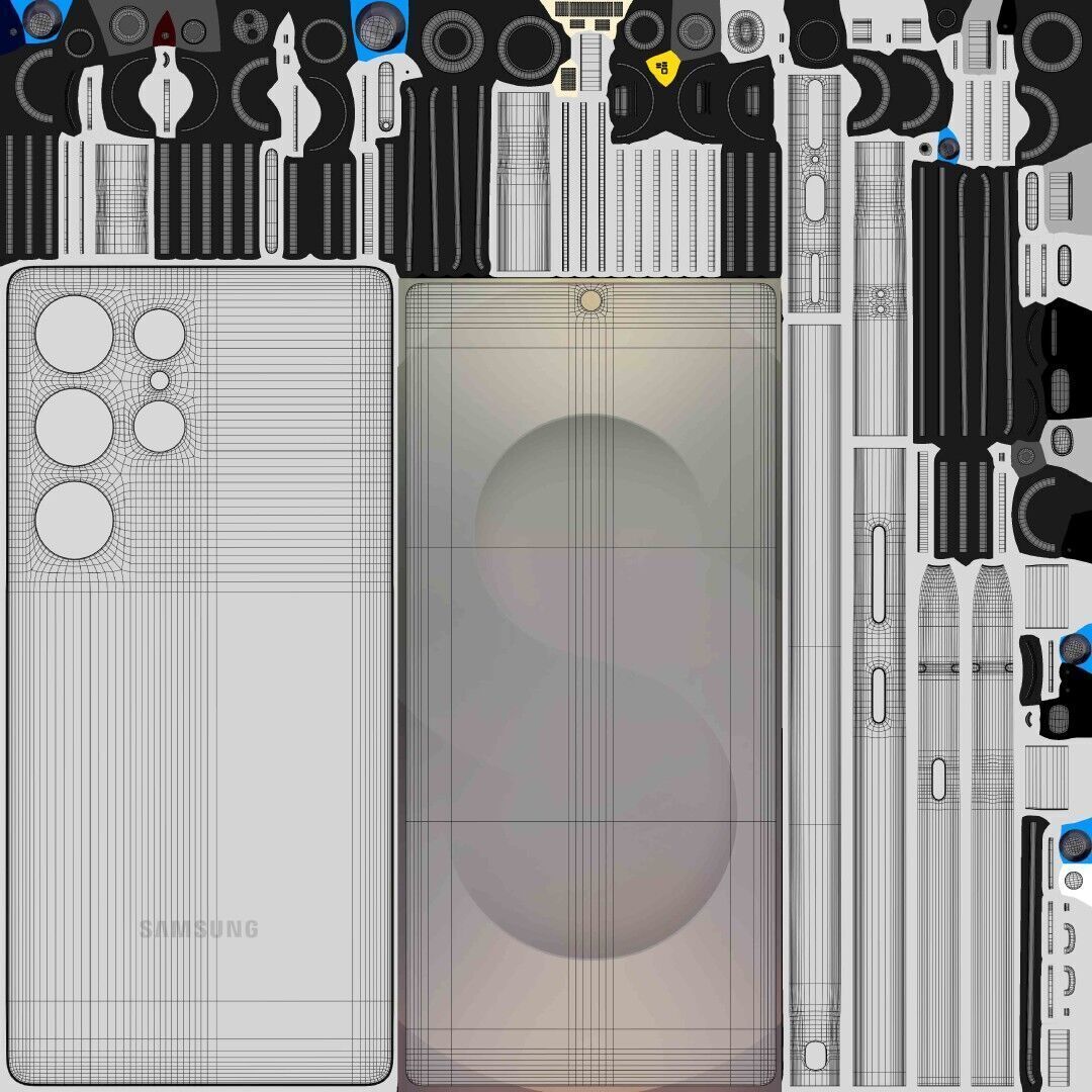 Samsung Galaxy S25 Ultra 3D model_37