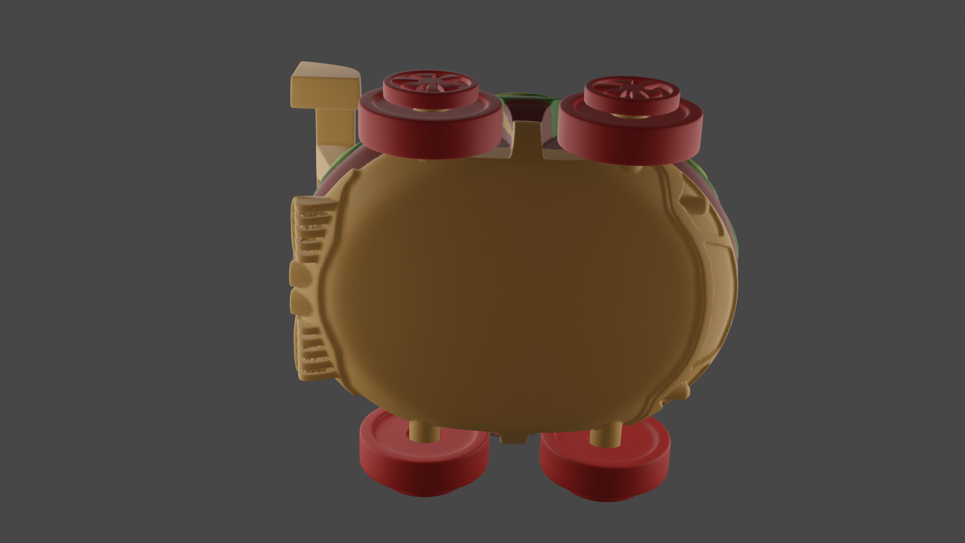 Sponge Bob Burgercar 3D print model_3