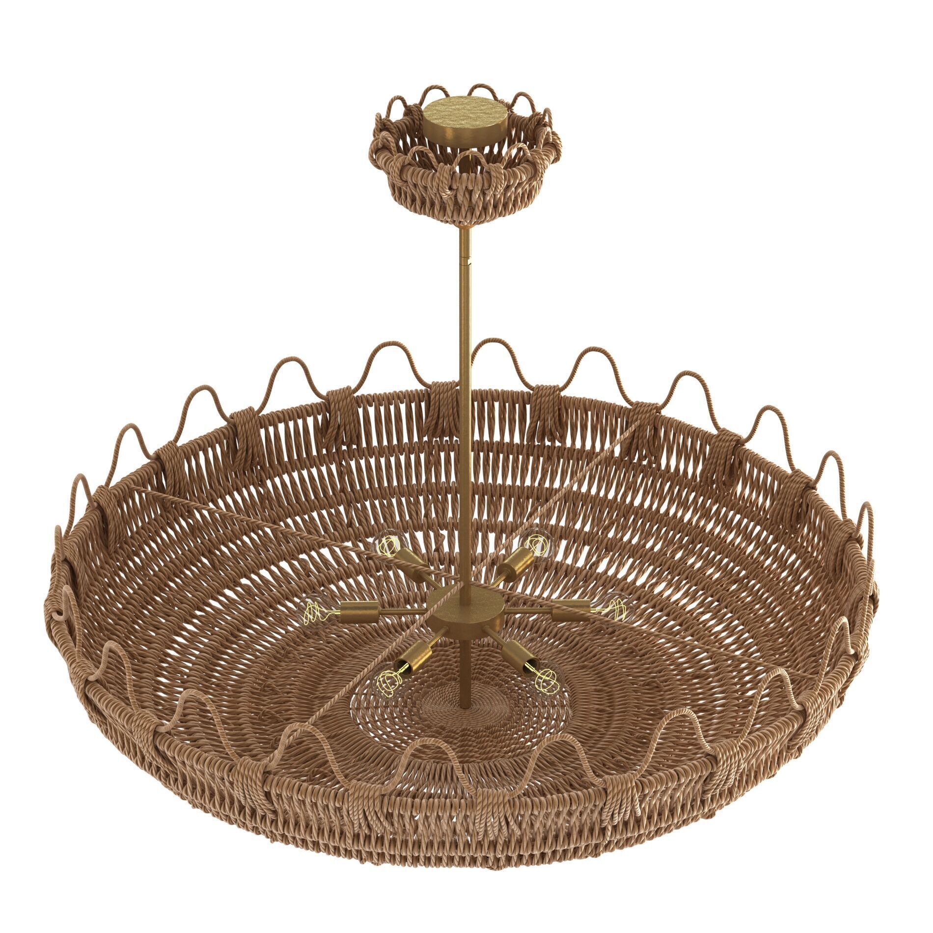 Arteriors home  Mar Chandelier 3D model_3
