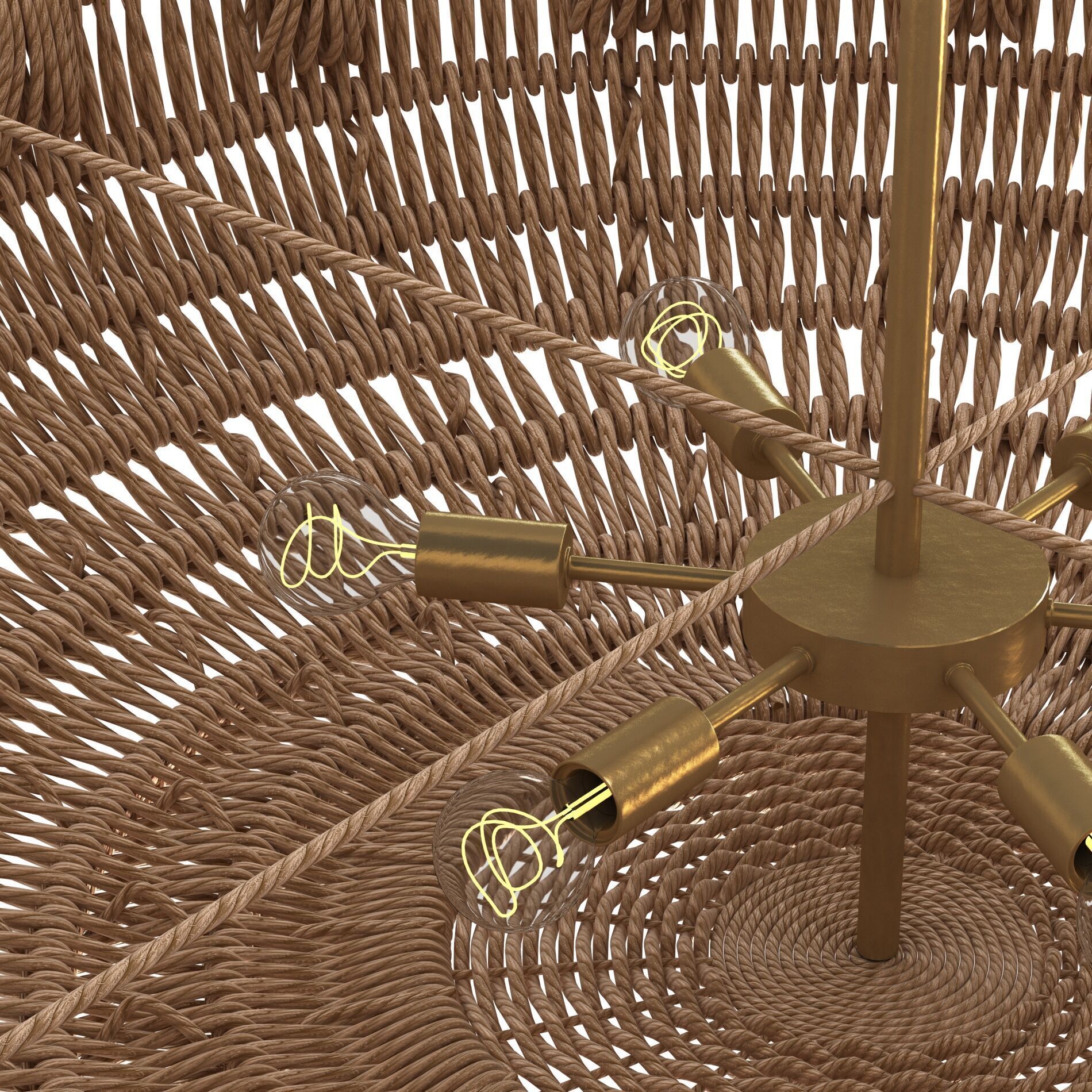 Arteriors home  Mar Chandelier 3D model_6