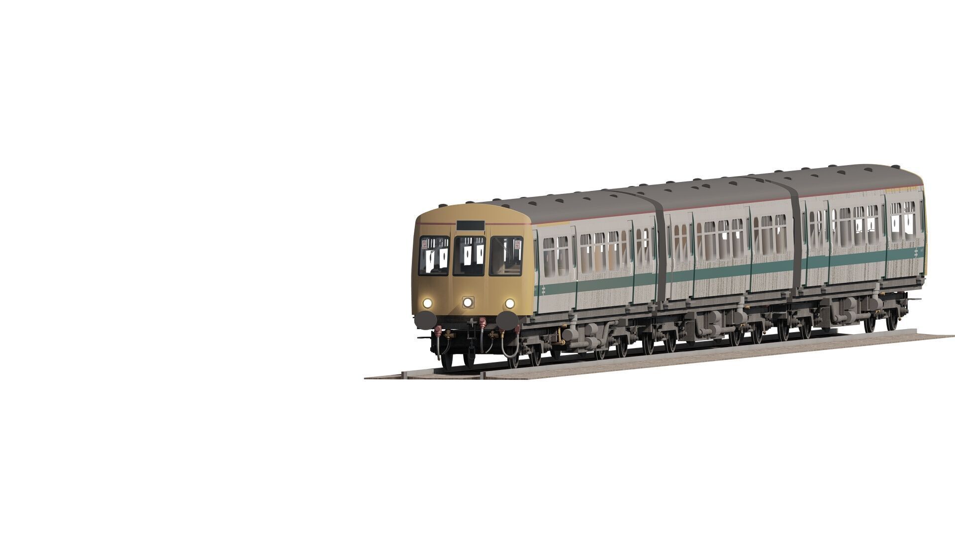British Railway class 101 3D model_13