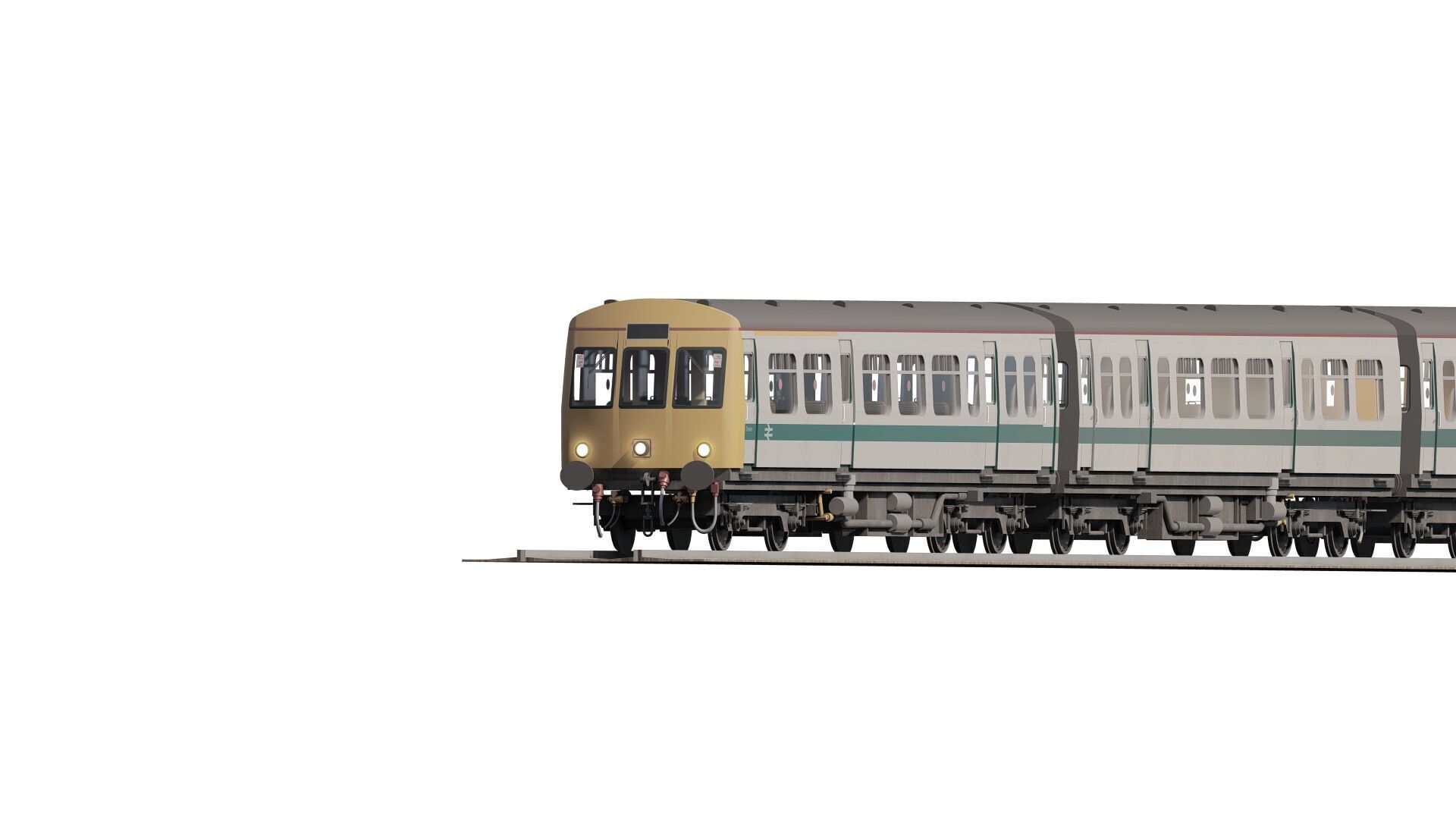 British Railway class 101 3D model_14