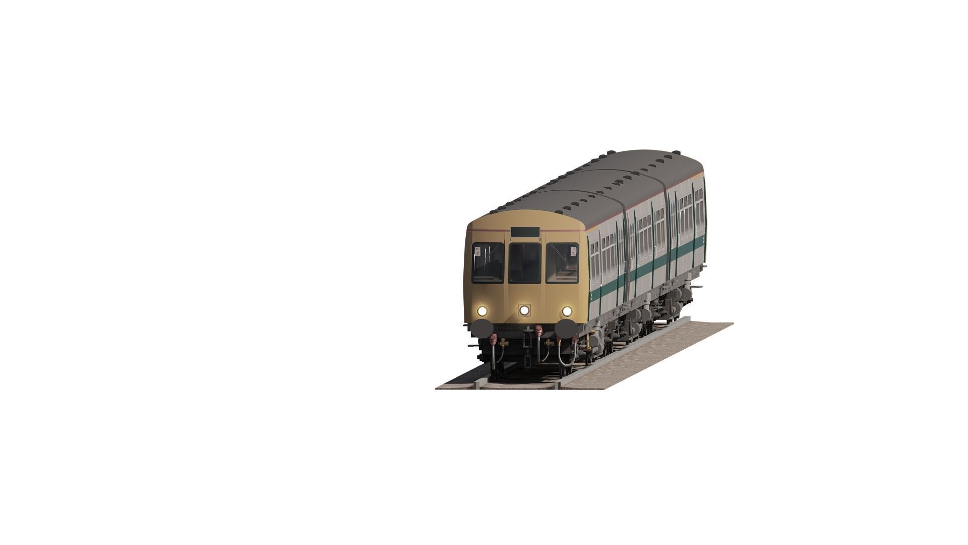 British Railway class 101 3D model_12