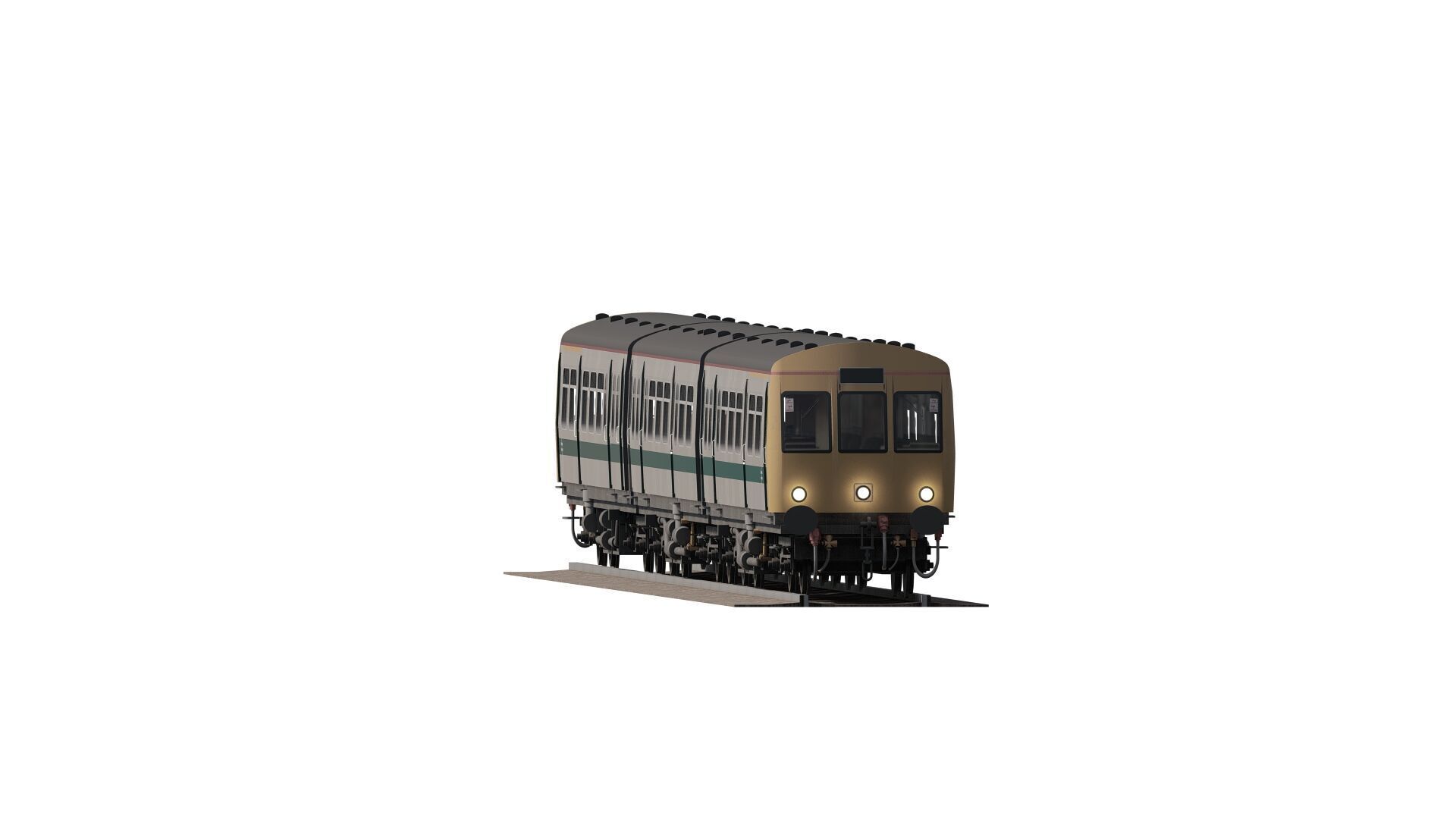 British Railway class 101 3D model_23