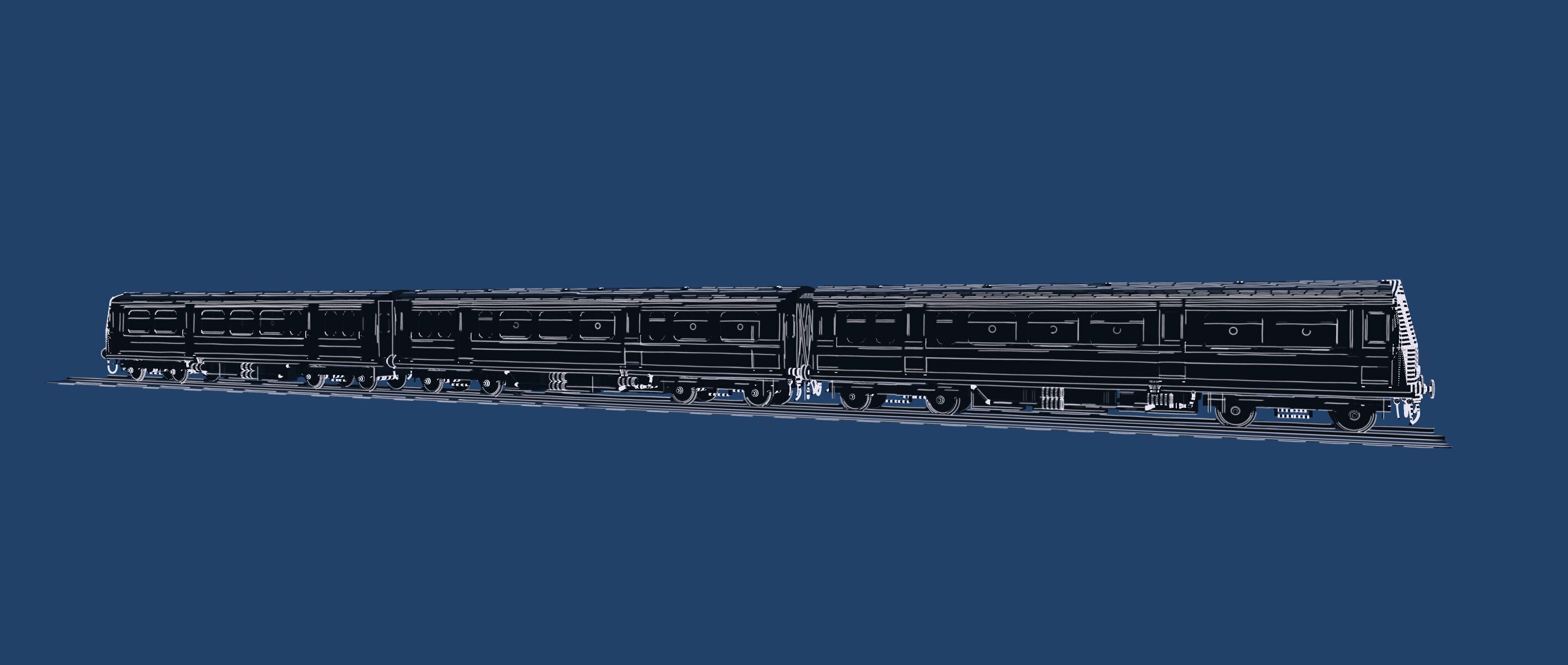 British Railway class 101 3D model_55